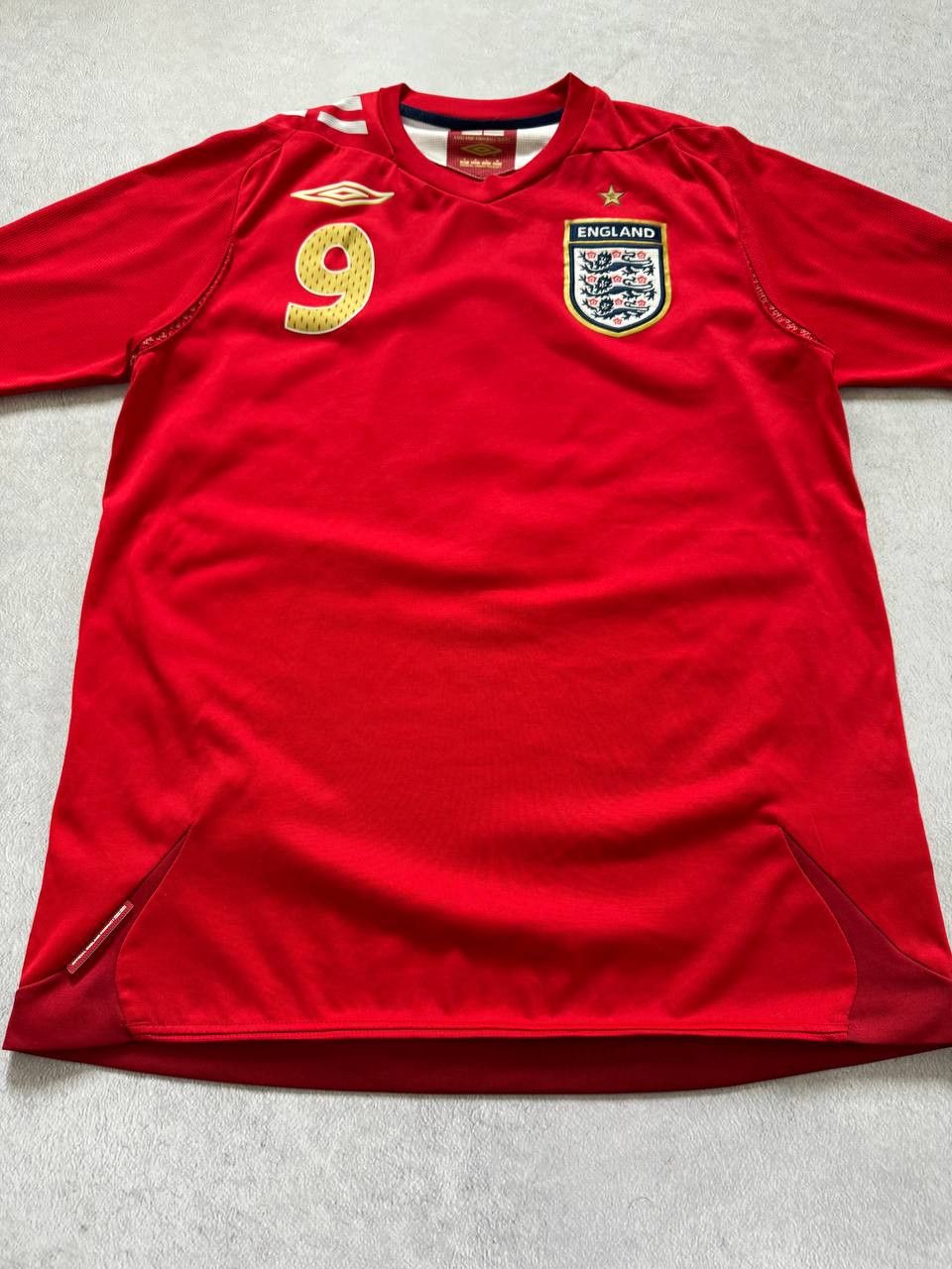 Umbro Umbro England 2006-2008 Away Football Shirt Rooney 9 Size US S / EU 44-46 / 1 - 7 Thumbnail