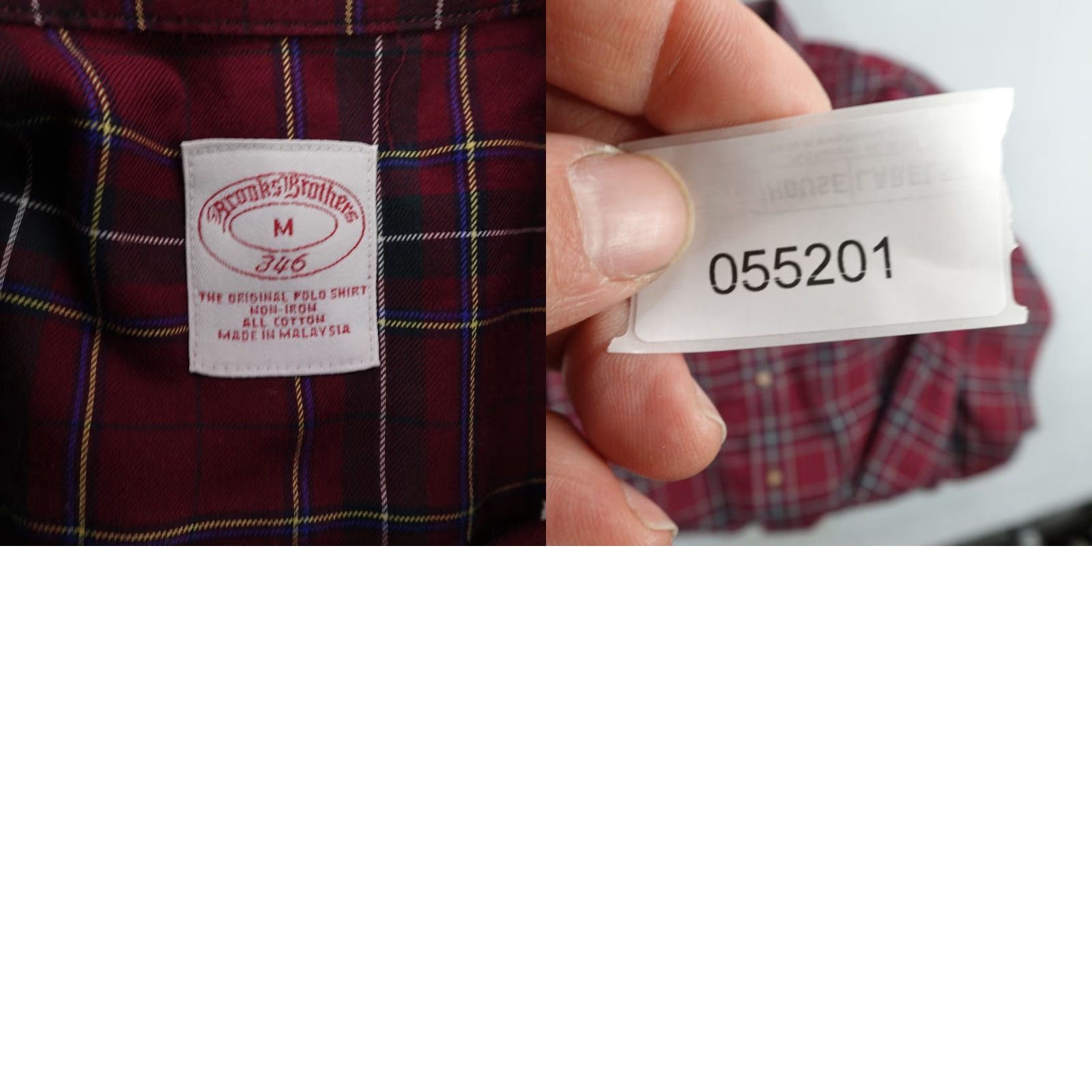 Brooks Brothers VINTAGE Brooks Brothers Shirt Mens M Red Green Tartan Plaid Non Iron 346 Button-Up Cotton Regular Collar-Down Pockets long Sleeve Size US M / EU 48-50 / 2 - 8 Thumbnail