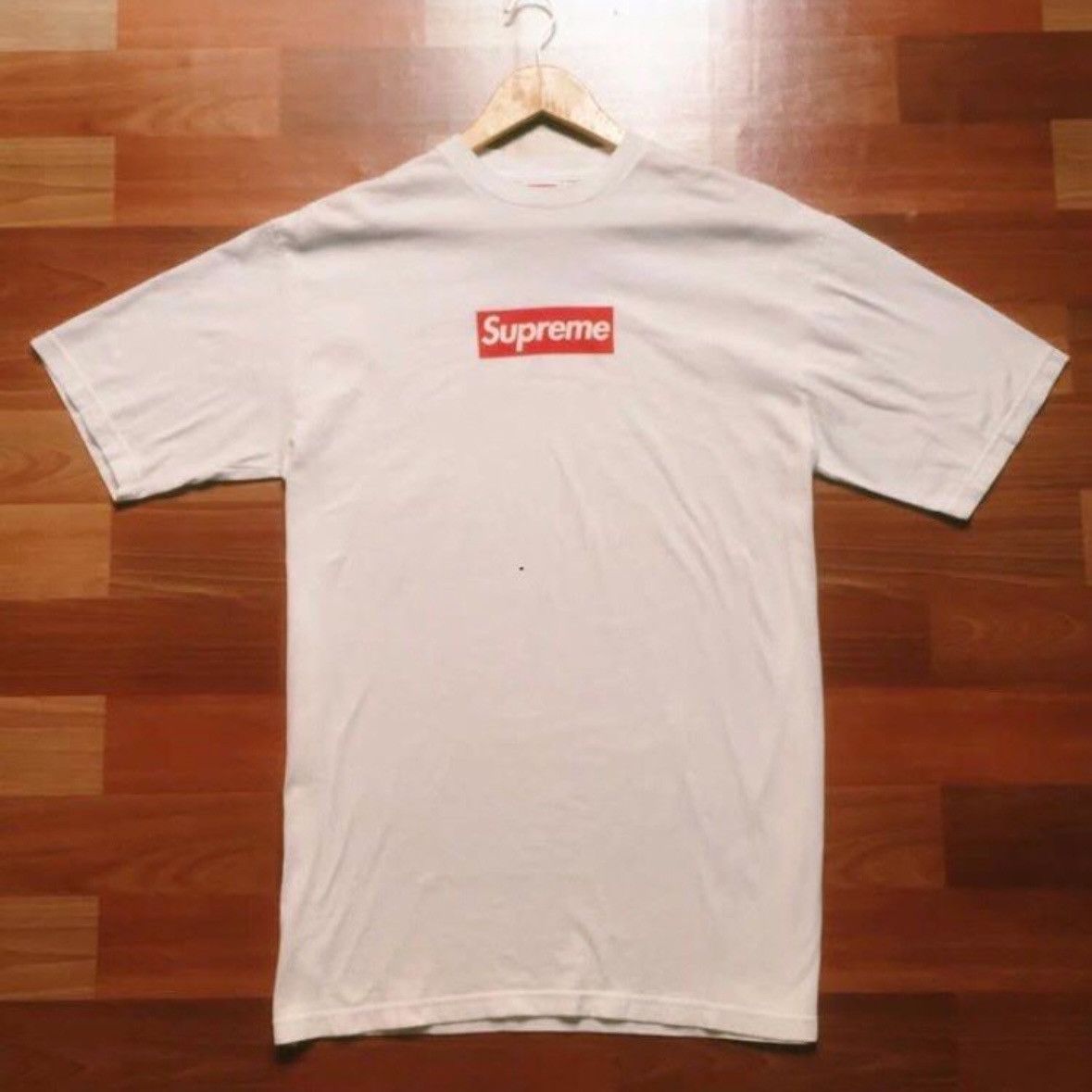Vintage 1999 Supreme Box Logo Hoodie Sweatshirt Brown Faded