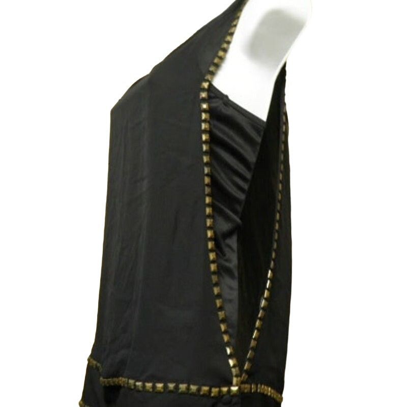 Rock & Republic Rock & Republic Womens XS Sheer Sleeveless Metal Studded top Size XS / US 0-2 / IT 36-38 - 3 Thumbnail
