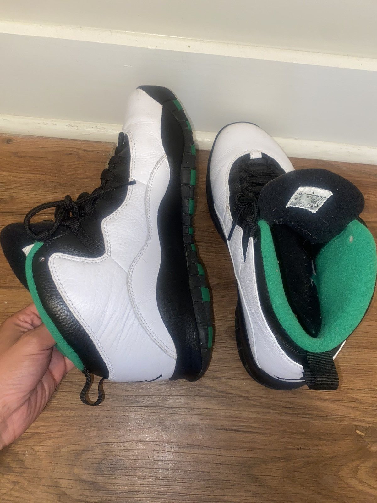 Jordan Brand Air Jordan 10 “SuperSonics” Retro Size US 12 / EU 45 - 8 Thumbnail