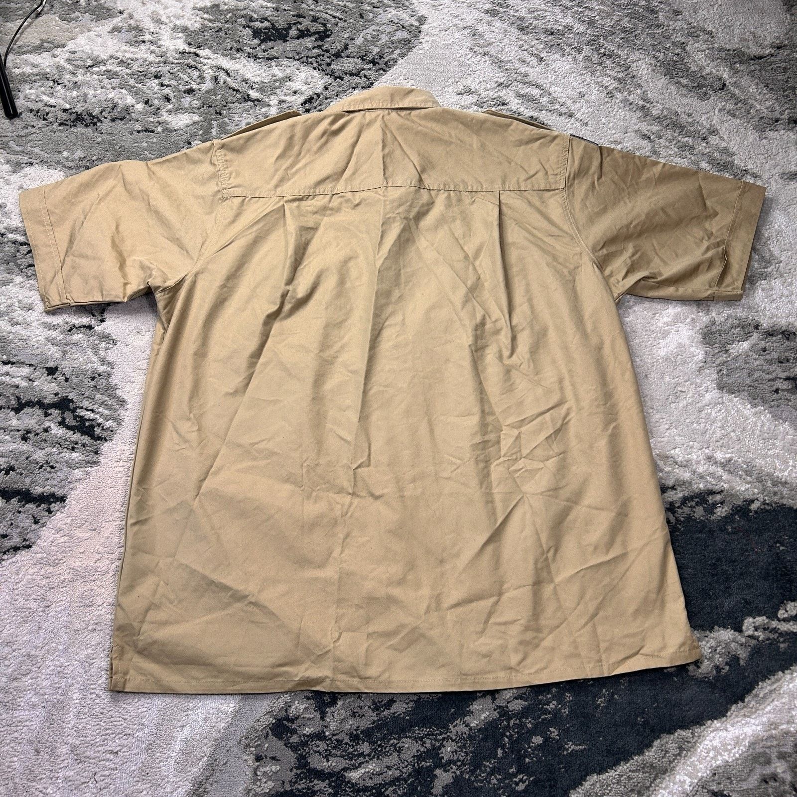 &Daughter Boys Scouts of America Uniform Shirt Boy XL Brown Cotton Size US XL / EU 56 / 4 - 10 Thumbnail