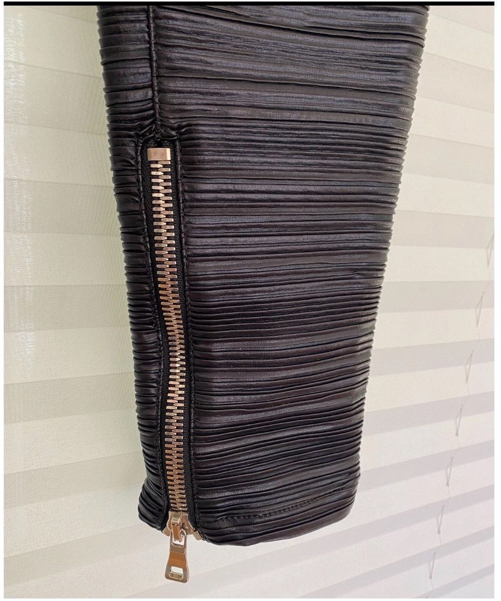 Balmain New Authentic FAUX LEATHER BIKER PANTS 🖤 Size 28" / US 6 / IT 42 - 4 Thumbnail
