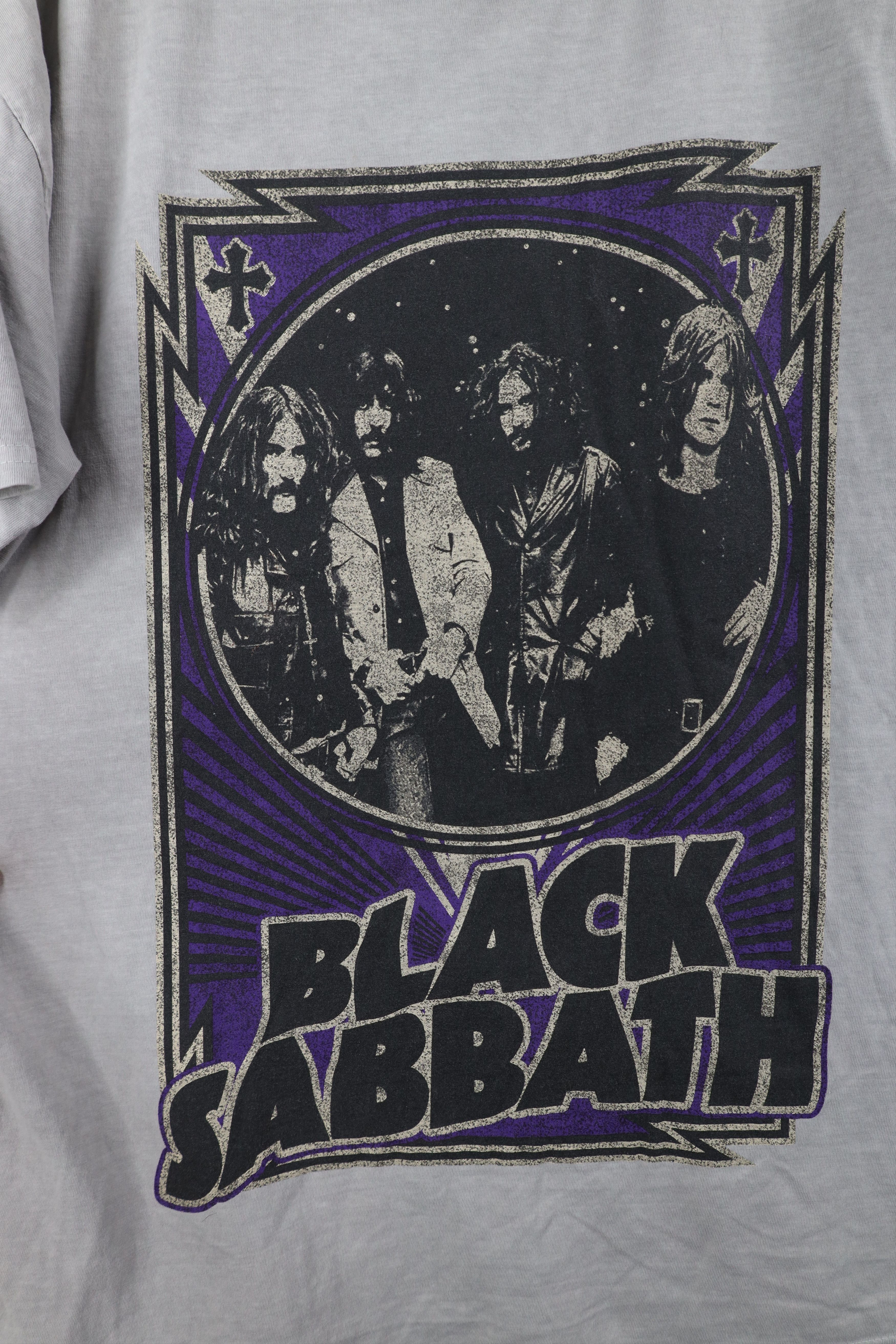 Vintage Retro Y2K Spell Out Ozzy Osbourne Black Sabbath Band T-Shirt Size US S / EU 44-46 / 1 - 4 Thumbnail