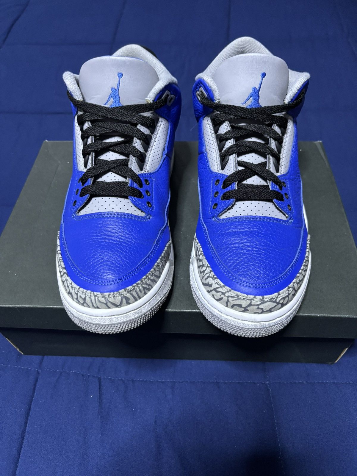 Jordan Brand Jordan 3 Retro Varsity Royal 2020 Size 9.5 Size US 9.5 / EU 42-43 - 1 Thumbnail