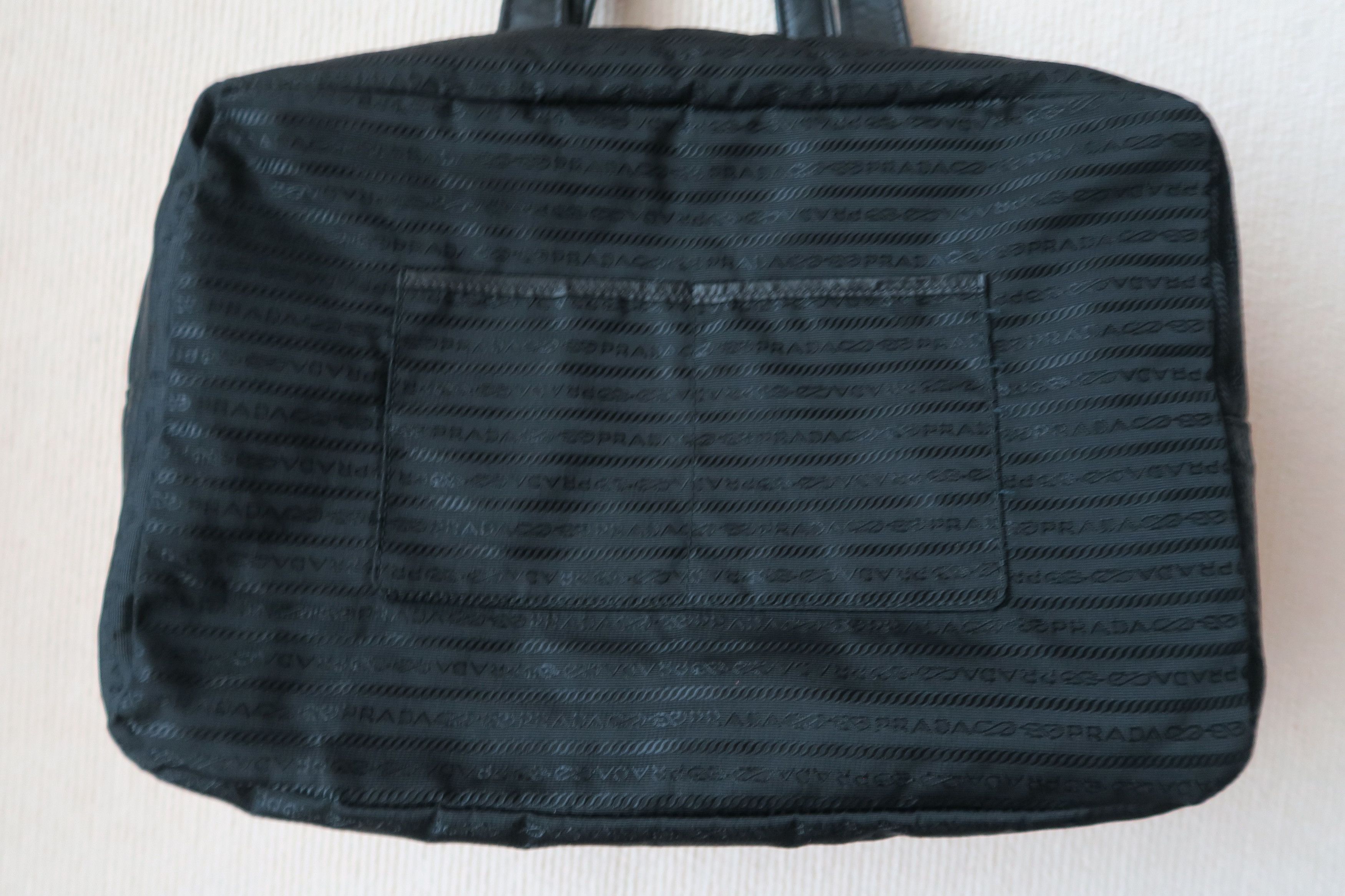 Prada Prada 2 Way Unisex Tessuto Quilted Leather Accent Bag Size ONE SIZE - 10 Thumbnail