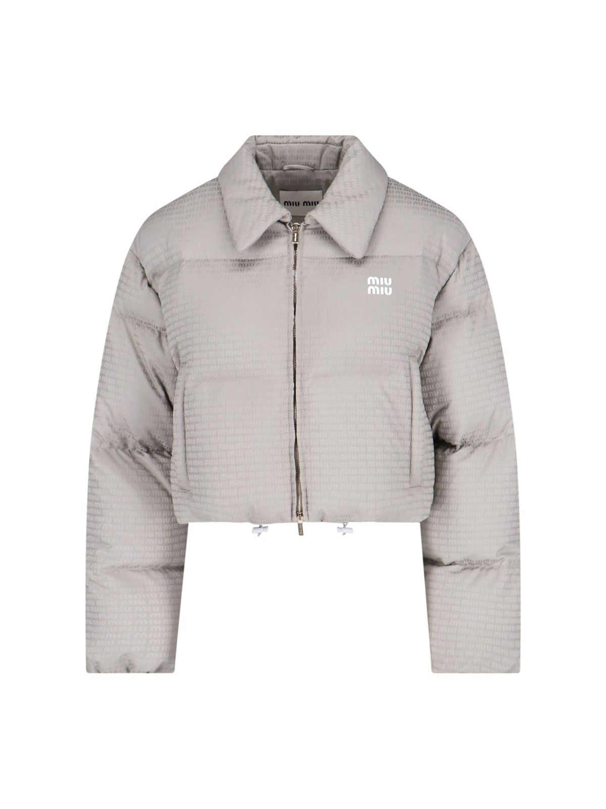 Miu Miu LOGO CROP DOWN JACKET Size S / US 4 / IT 40 - 1 Thumbnail