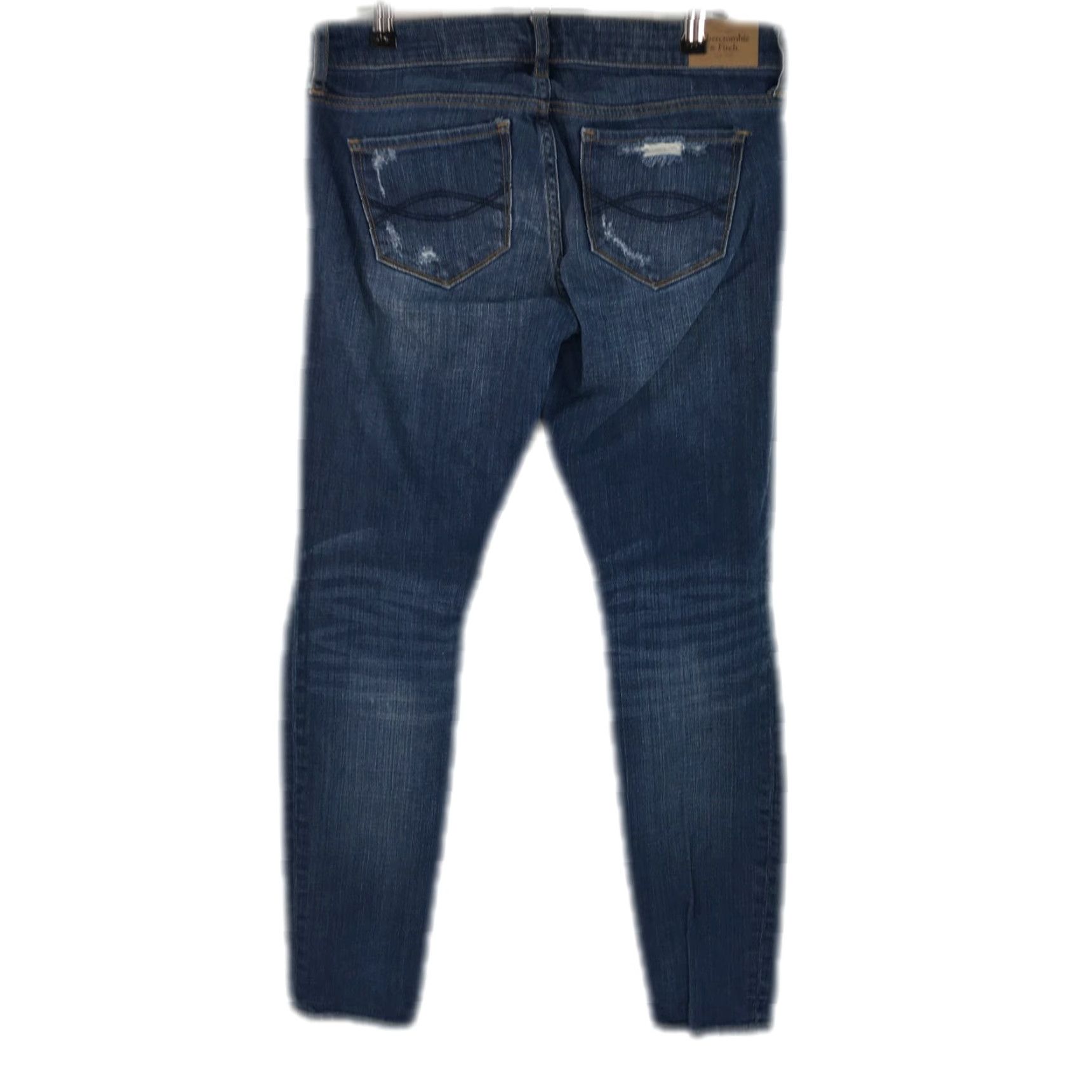 Abercrombie & Fitch Abercrombie & Fitch Distressed Jeans Women's Skinny Blue Denim 30X29 SZ 4S Size 27" / US 4 / IT 40 - 2 Thumbnail