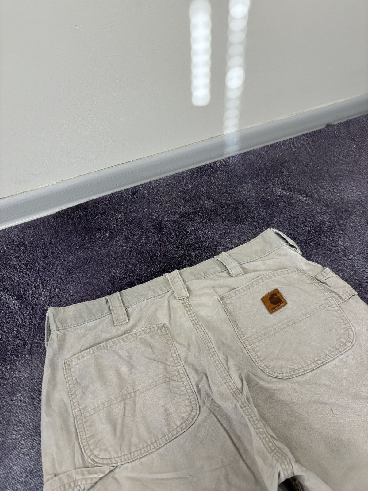 Carhartt Vintage Carhartt Beige Work Hype Carpenter Baggy Pants Size US 36 / EU 52 - 6 Thumbnail