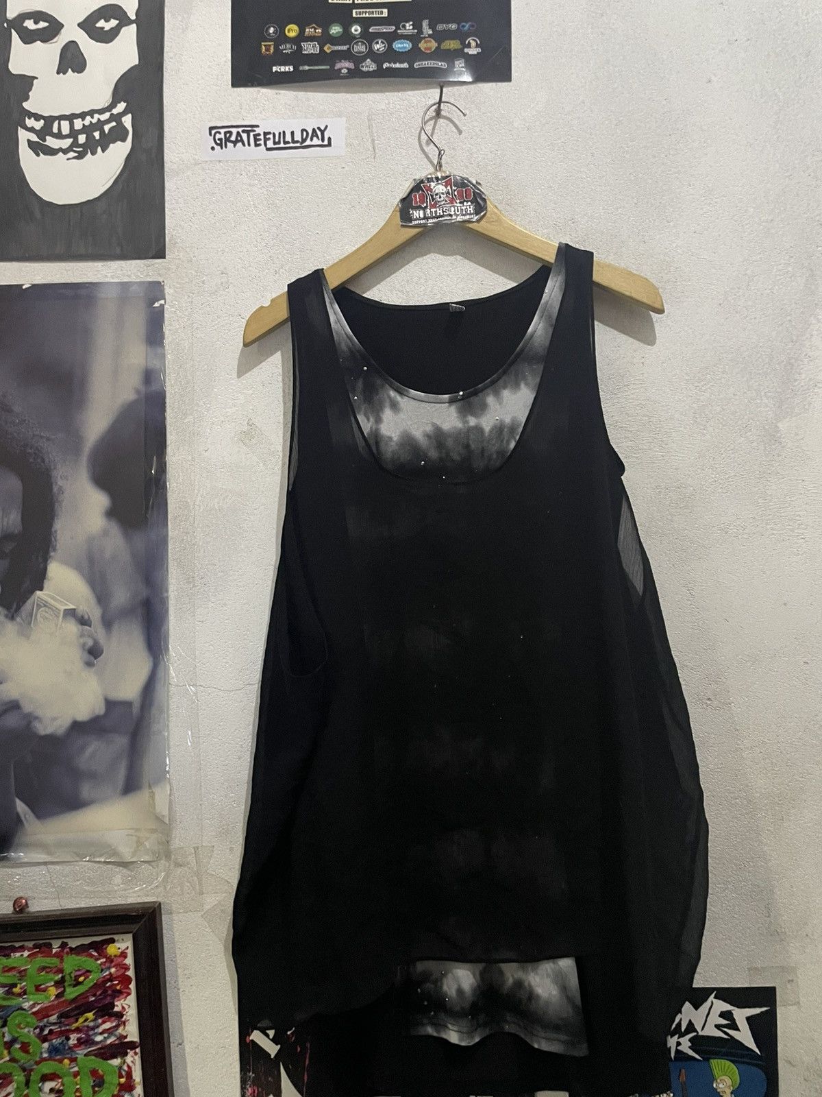 Gothic Fishnet Double Layer Number Nine Raf simons Style