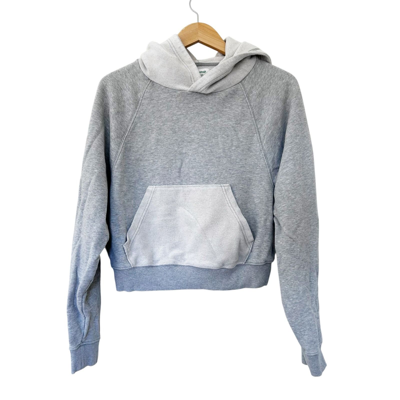 Other Aerie Gray Color Block Hoodie Sz S Size S / US 4 / IT 40 - 1 Thumbnail