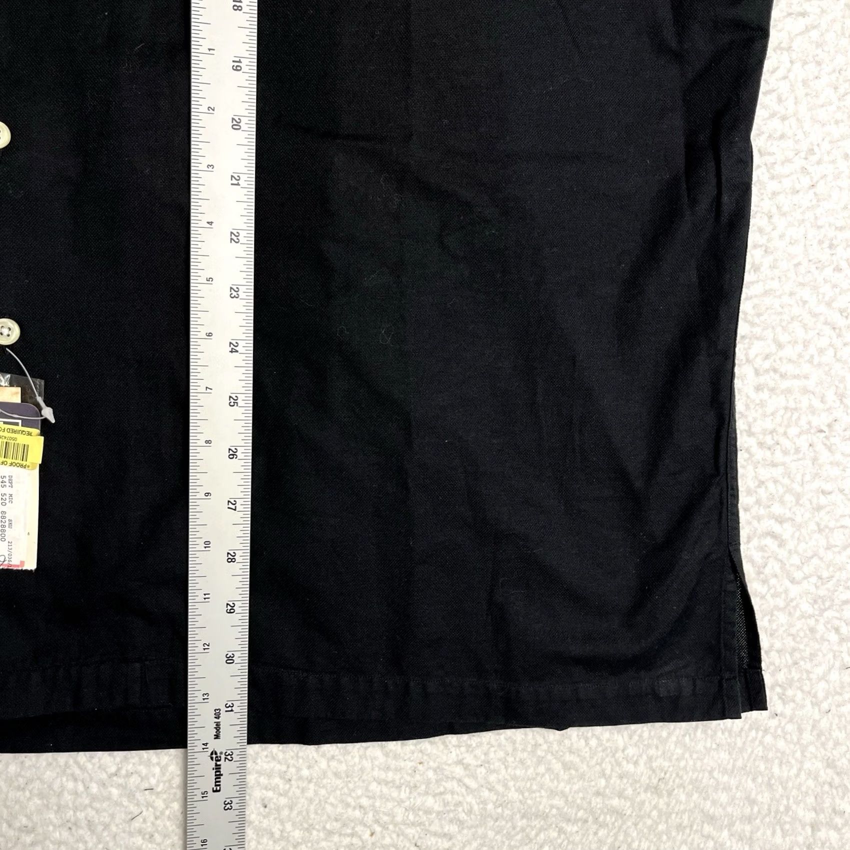 Polo Ralph Lauren VINTAGE Polo Ralph Lauren Caldwell Camp Shirt Cotton Loop Collar Black 2XL NEW Size US XXL / EU 58 / 5 - 5 Thumbnail