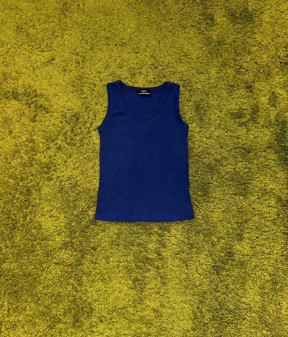Designer × Max Mara × Weekend Max Mara Max Mara Weekend avant garde ribbed tank top Size M / US 6-8 / IT 42-44 - 1 Thumbnail