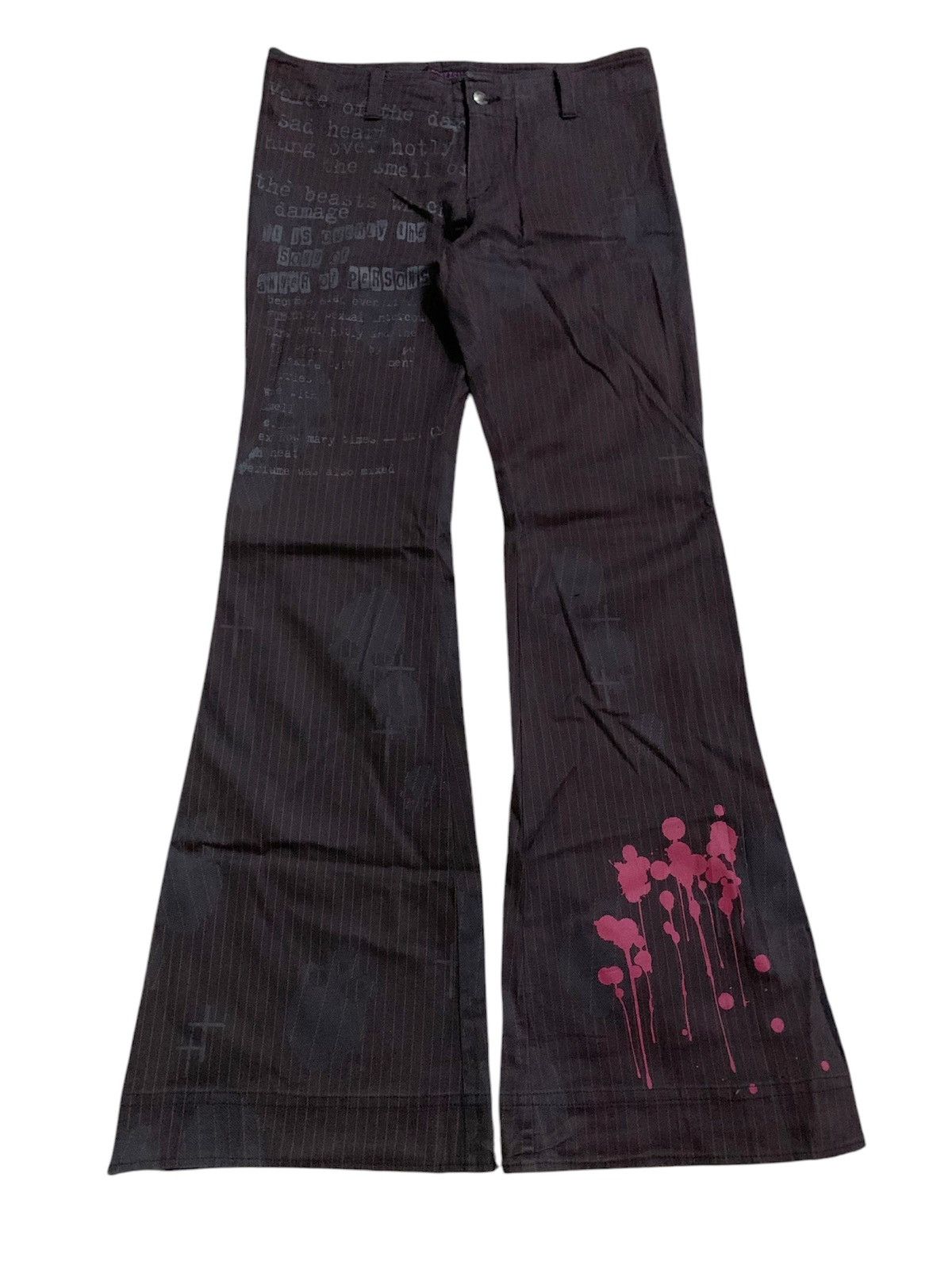 Sex Pot ReVeNGe H.Naoto Anarchy Punk Gothic Seditionaries Stripe Pant Size 29" - 5 Thumbnail