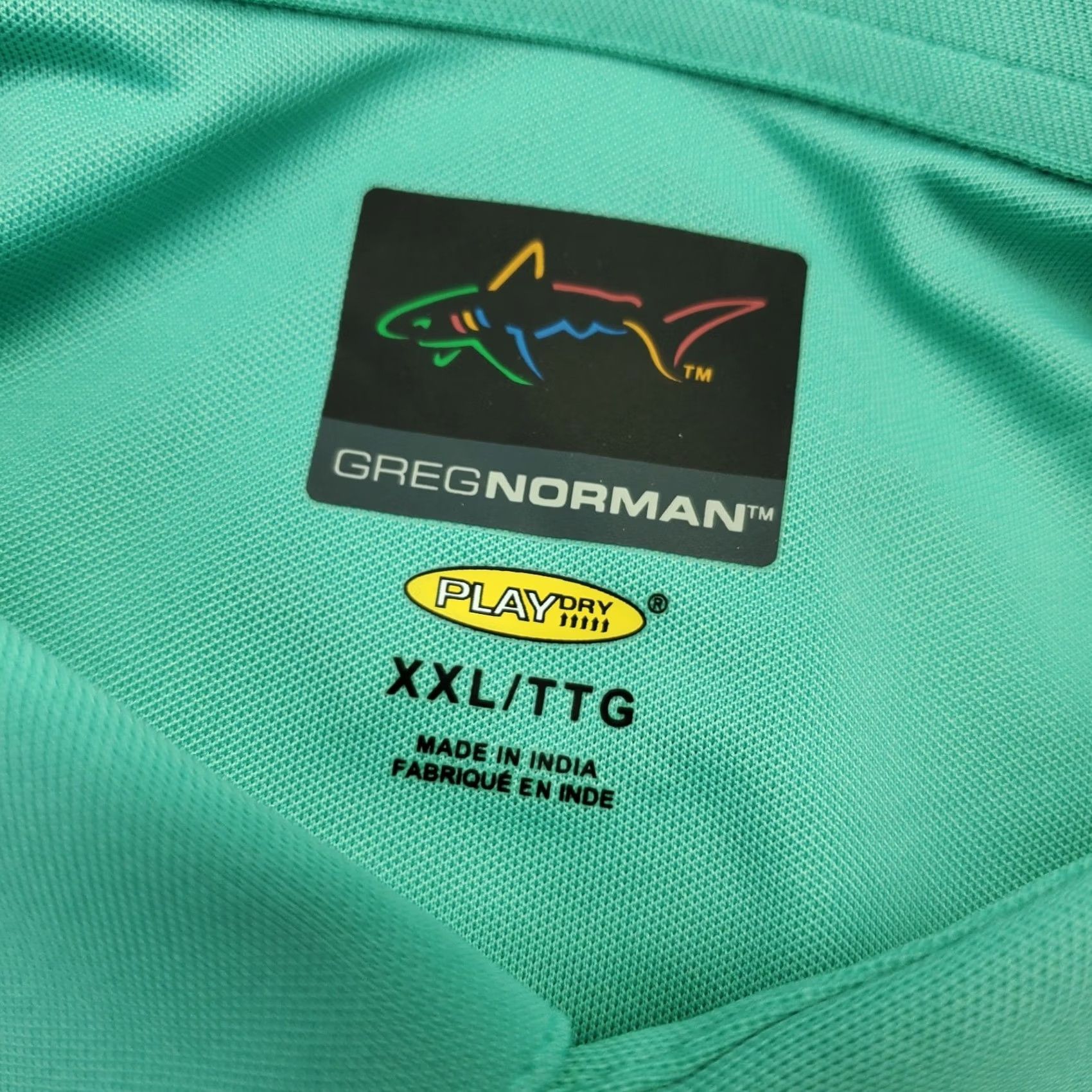 Vintage Greg Norman Performance Polo Shirt Mens XXL Green Short Sleeve Play Dry Polo Size US XXL / EU 58 / 5 - 6 Thumbnail