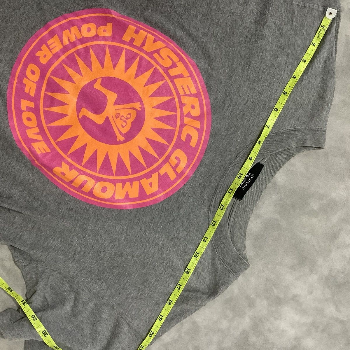 Hysteric Glamour × Japanese Brand × Vintage 90s Single Stitch Hysteric Glamour Power of Love Size US M / EU 48-50 / 2 - 10 Thumbnail