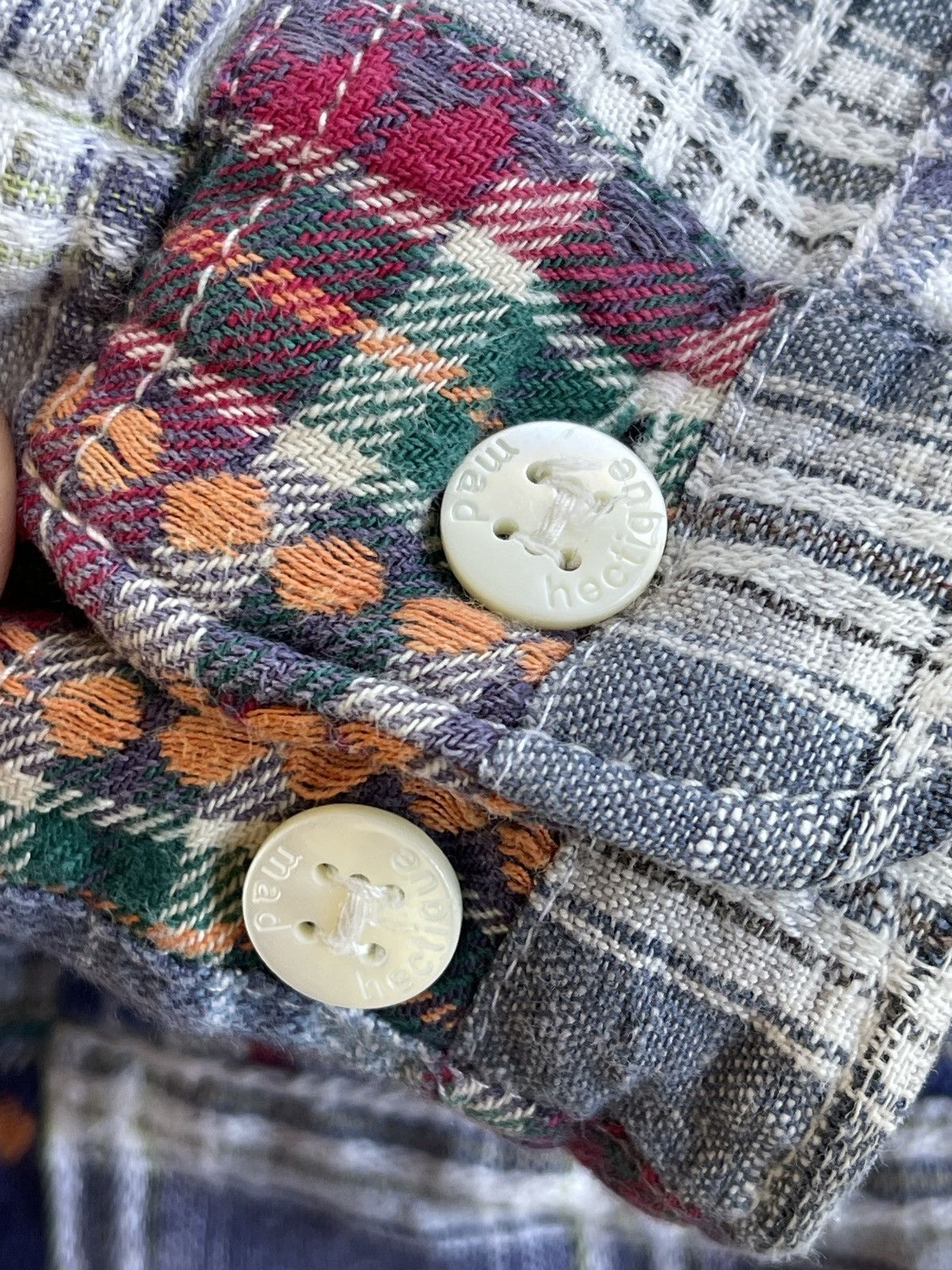 Flannel Mad Hectique Japan Patchwork Shirt Size US L / EU 52-54 / 3 - 7 Thumbnail