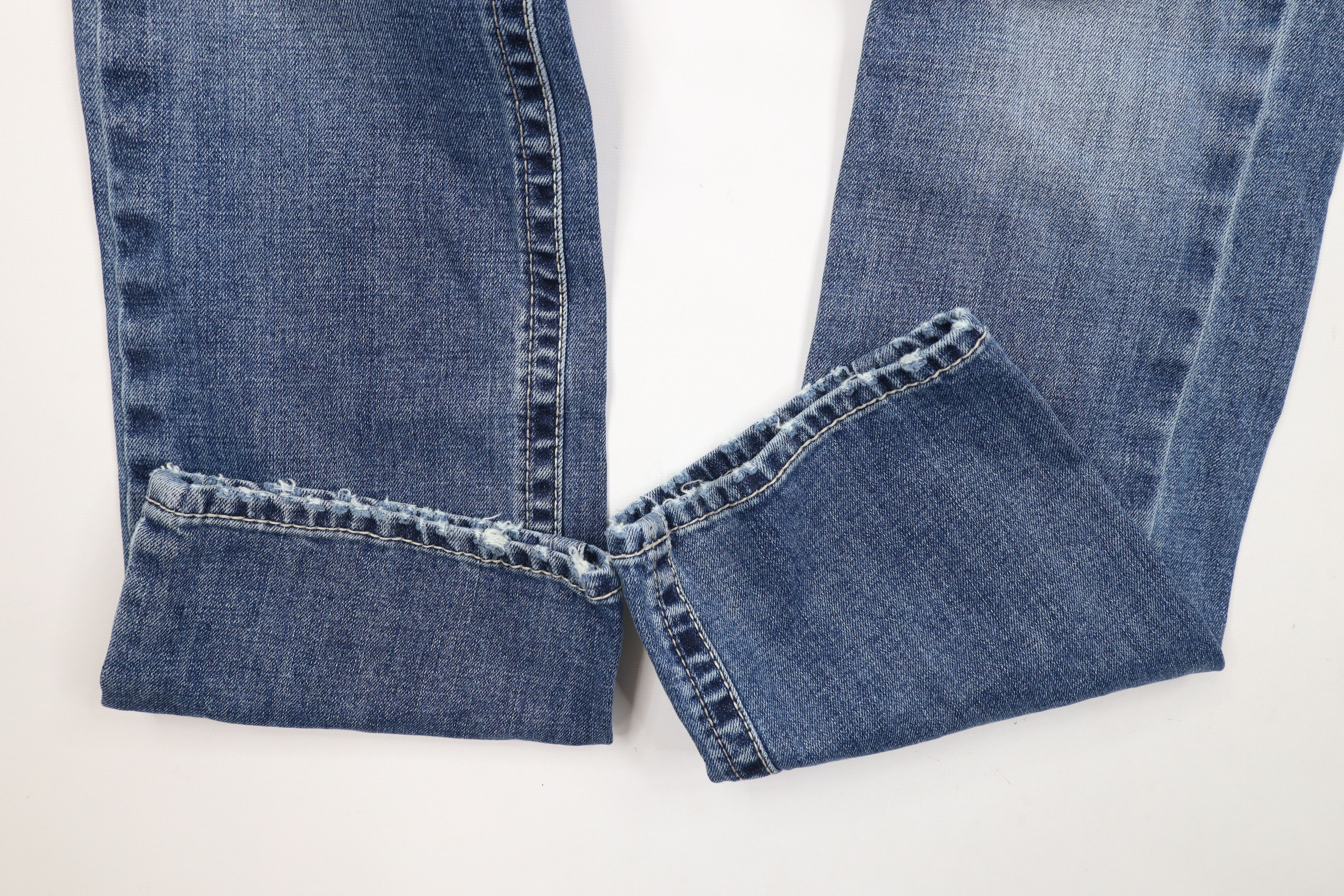Ariat × Vintage Ariat Thick Stitch M7 Slim Fit Straight Leg Denim Jeans Blue Size US 30 / EU 46 - 7 Thumbnail