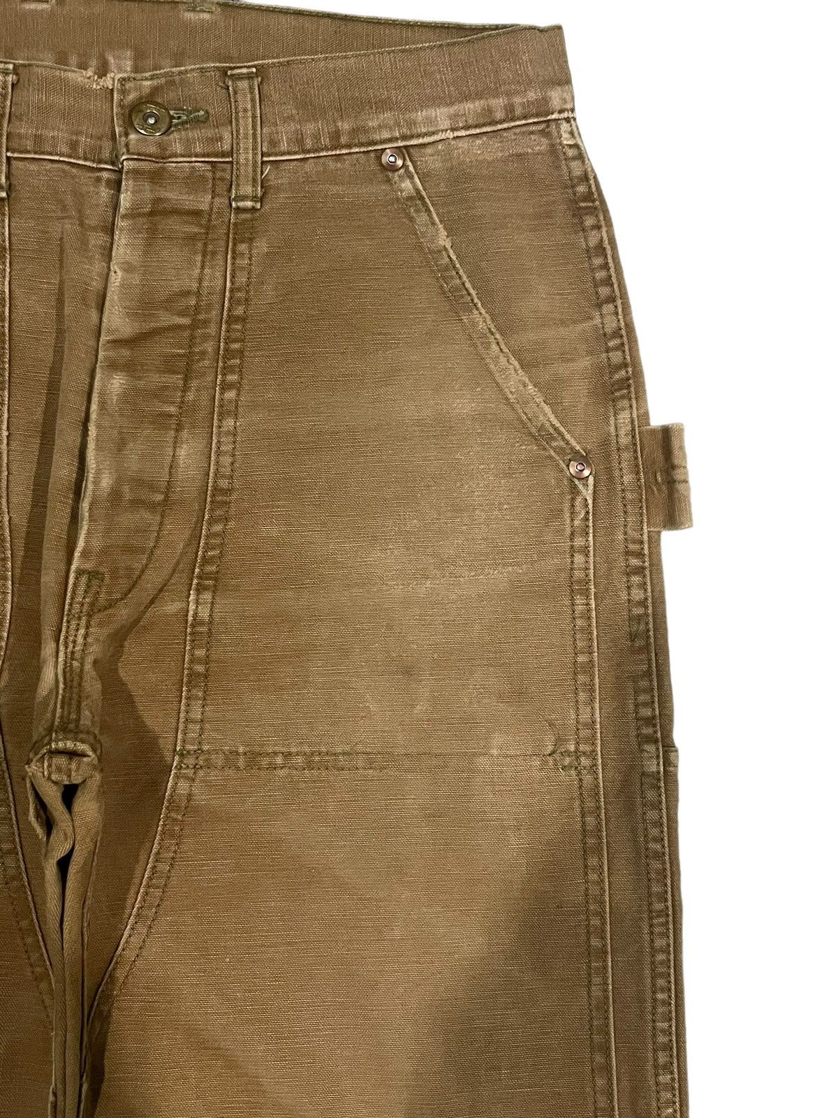 The Real McCoy's Vintage 90s The Real McCoys Khaki Double Knee Workwear Pants Size US 30 / EU 46 - 8 Thumbnail