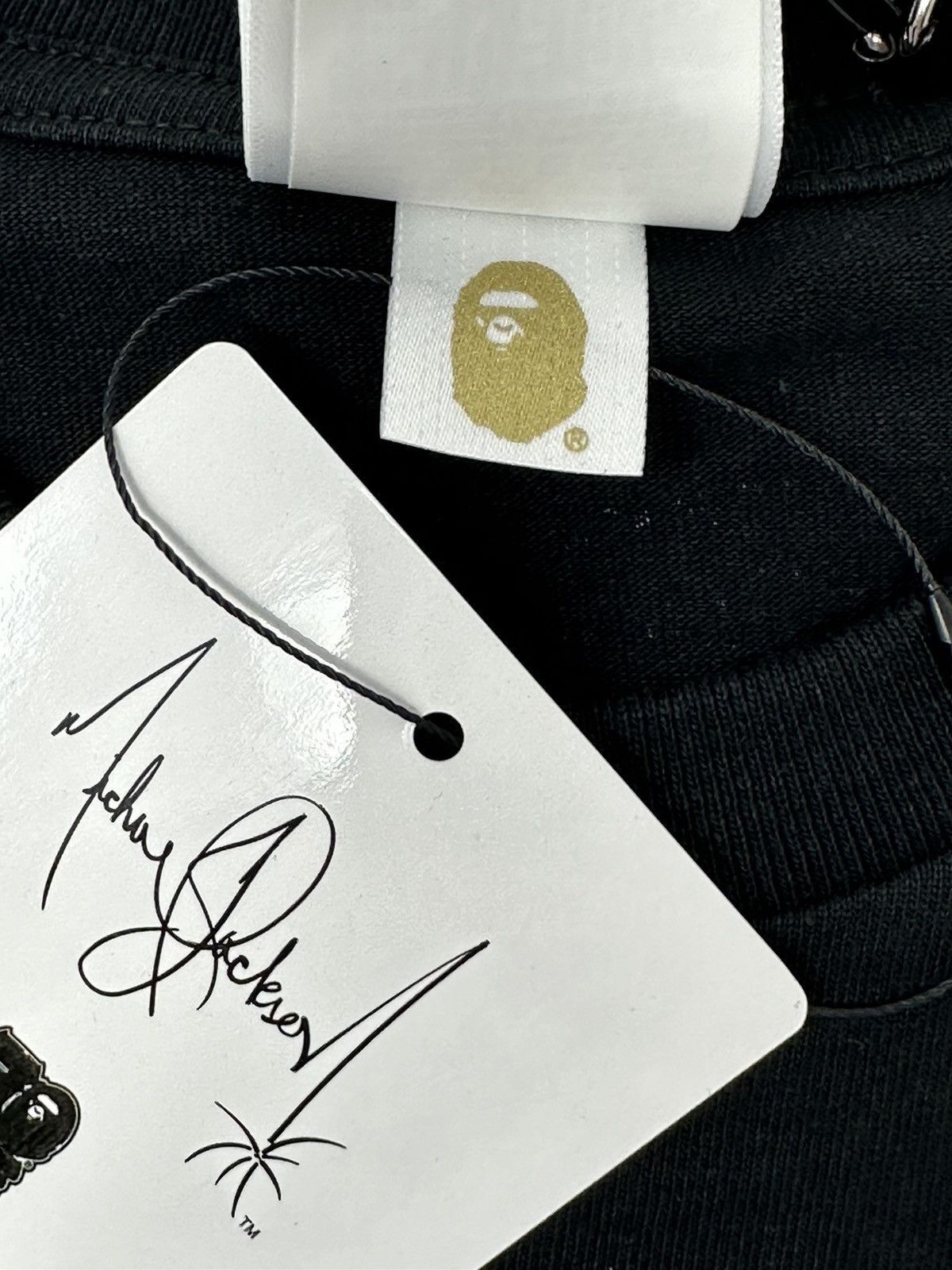 Bape BAPE x Michael Jackson Tee Black Size US S / EU 44-46 / 1 - 8 Thumbnail
