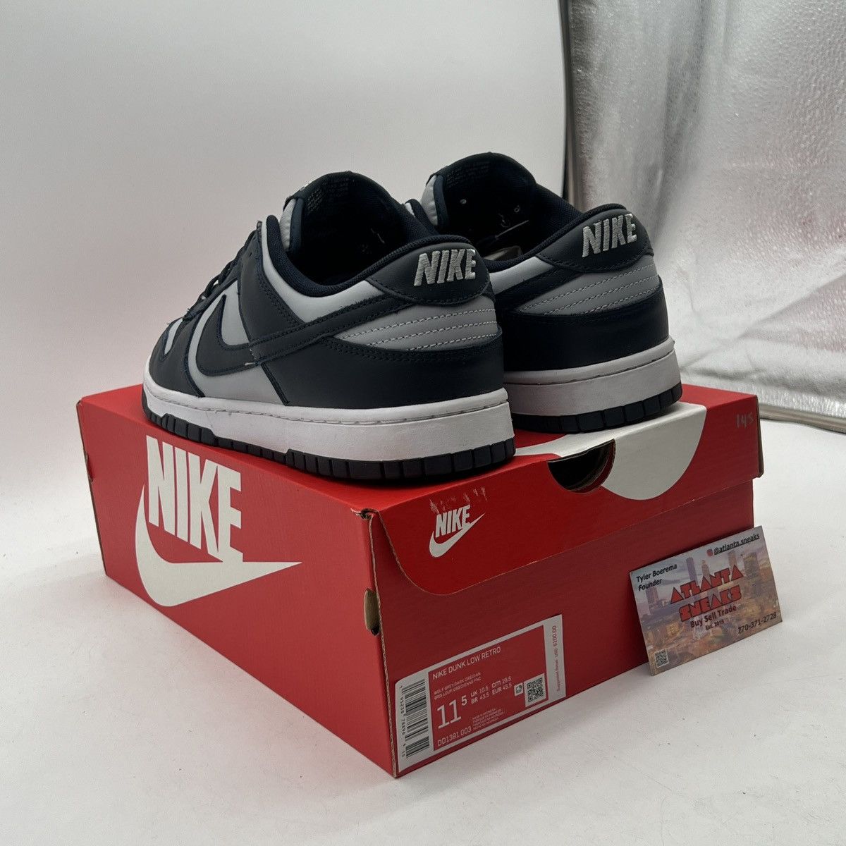 Nike Nike Dunk low Georgetown Size US 11.5 / EU 44-45 - 4 Thumbnail