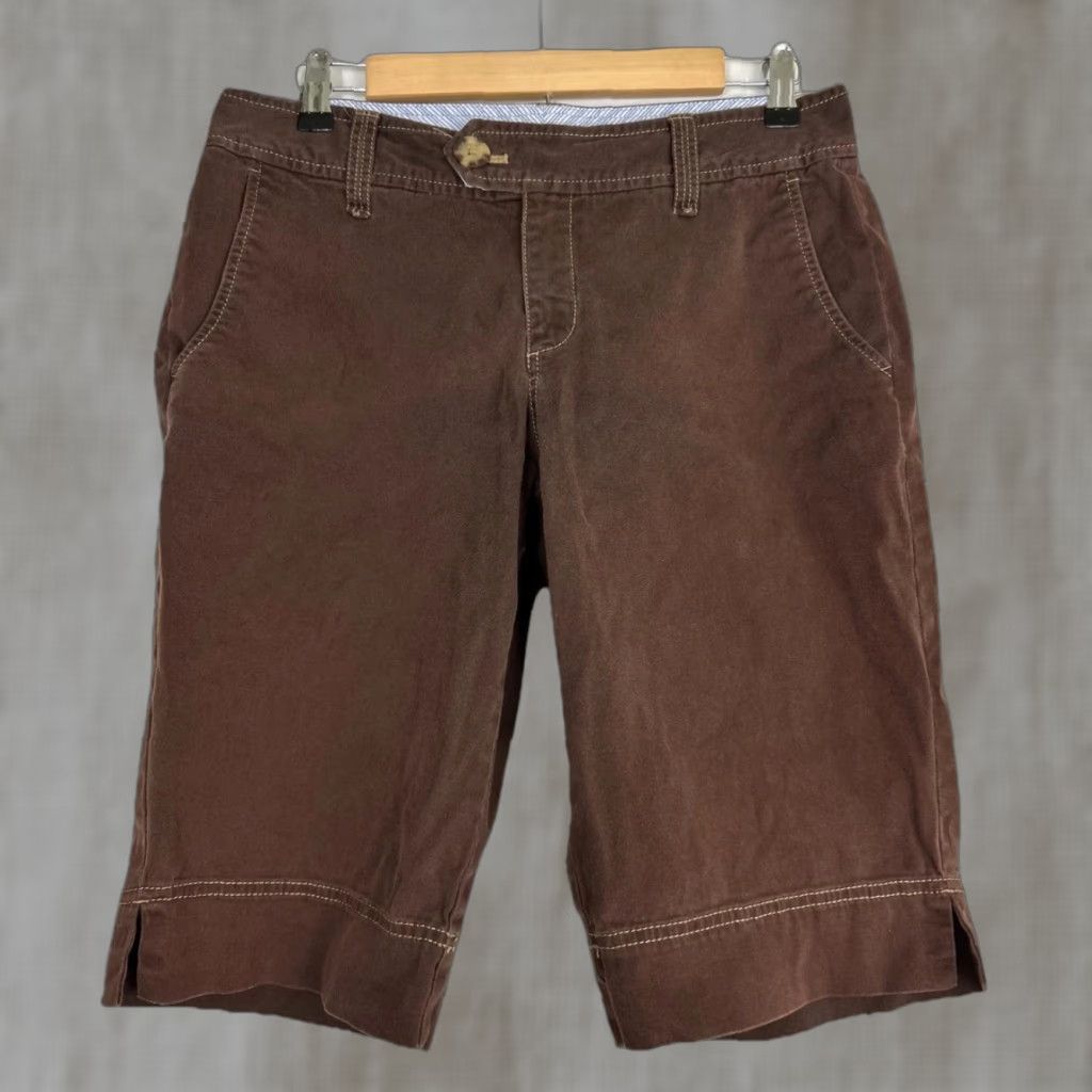 Eddie Bauer Eddie Bauer Womens Shorts Chino Brown Cotton Spandex 32x12.5 Size 8 Regular Women's Boys? Size 30" / US 8 / IT 44 - 1 Thumbnail