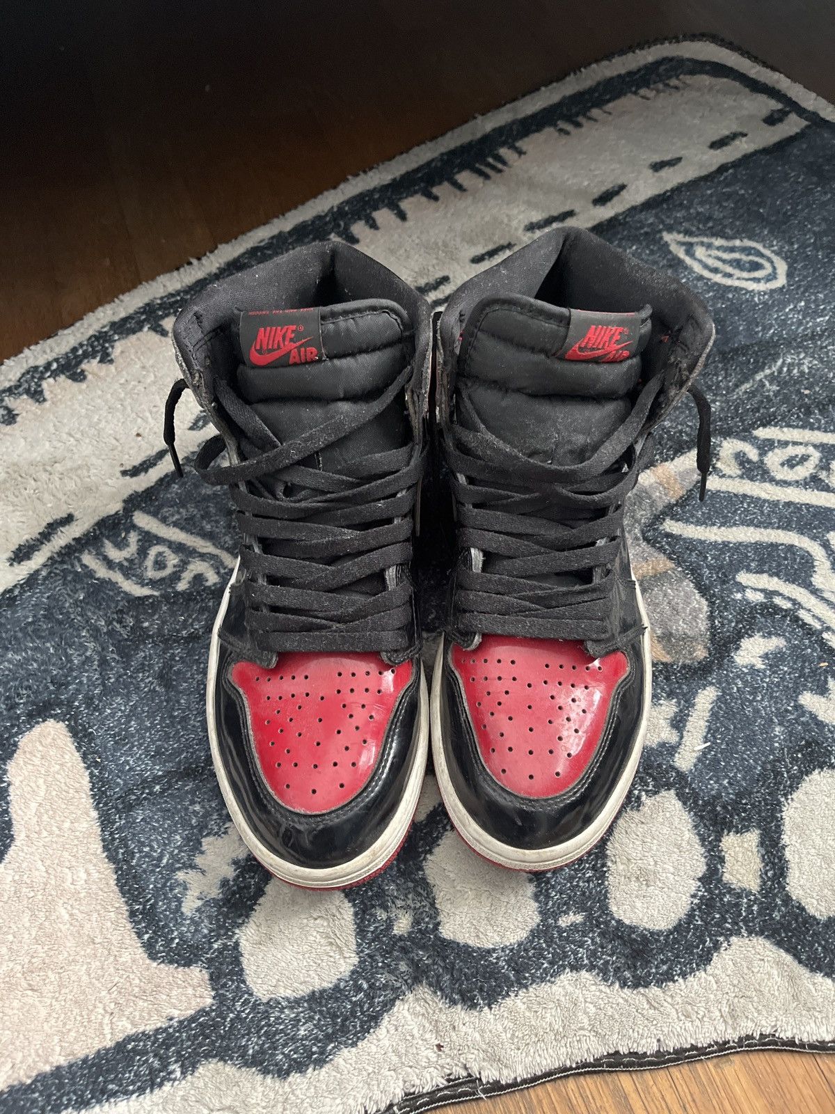 Jordan Brand Patent Bred 1s Size 8.5 Size US 8.5 / EU 41-42 - 3 Thumbnail