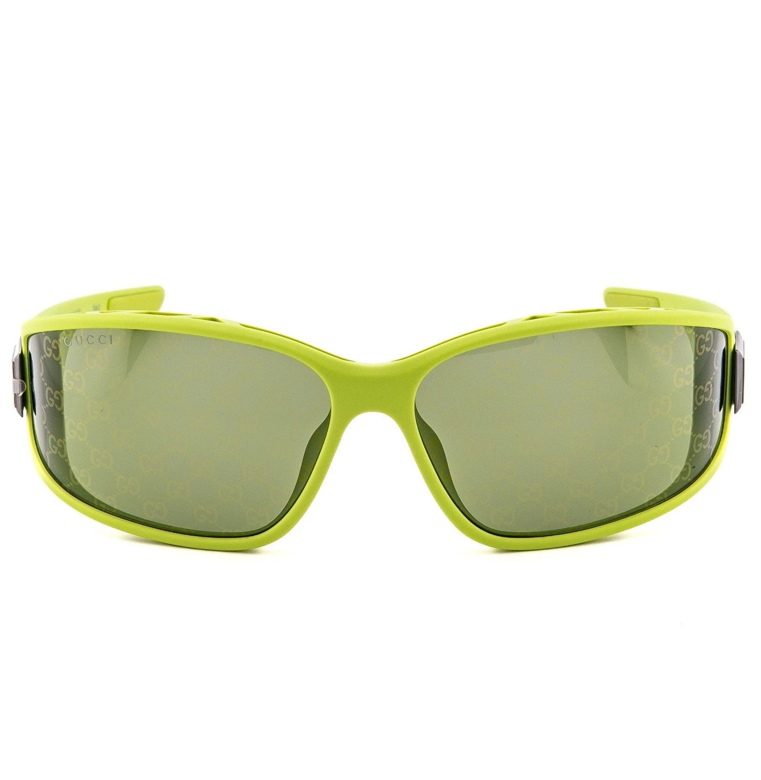 Gucci GUCCI GG2011S Acid 2011 Guccissima Print Mirror Sunglasses Size ONE SIZE - 5 Thumbnail