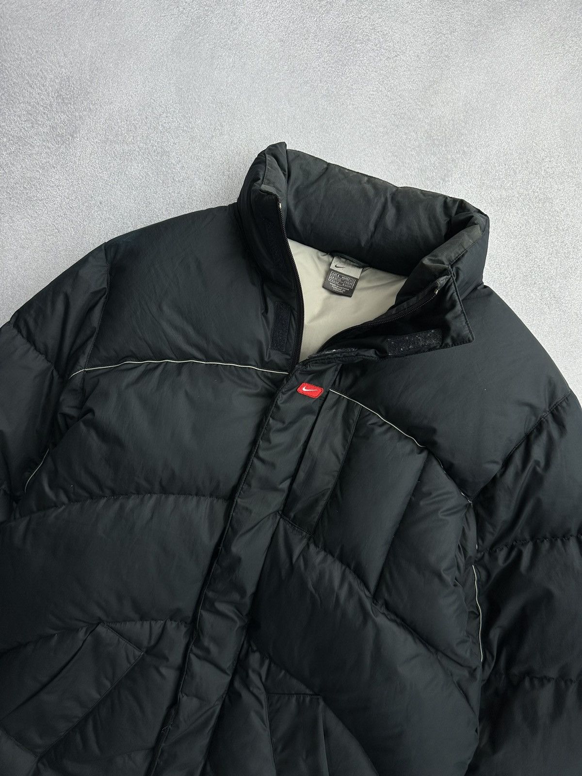 Nike × Vintage Vintage Nike Streetwear Y2K Puffer Jacket Size US S / EU 44-46 / 1 - 7 Thumbnail