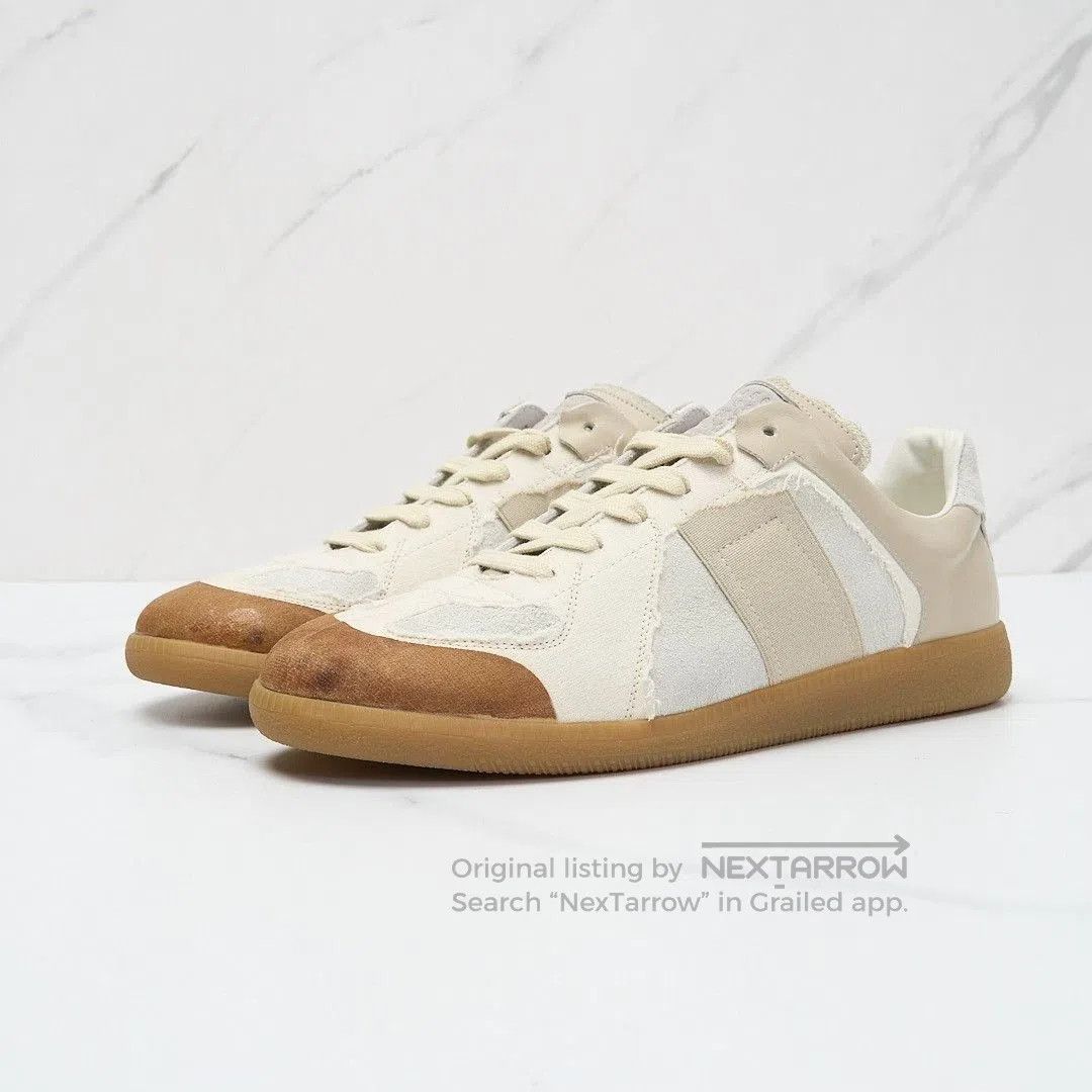 Maison Margiela Maison Margiela Men's Contrast Distressed Trainer. Size US 8 / EU 41 - 2 Thumbnail