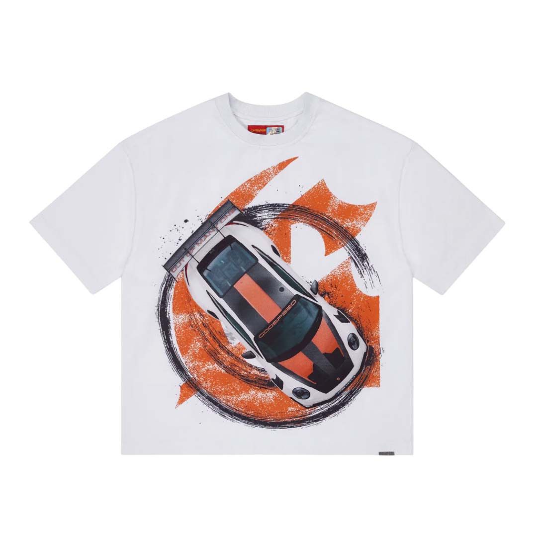 Godspeed Track Mode Miami Superrun White Tee Size US XS / EU 42 / 0 - 1 Thumbnail