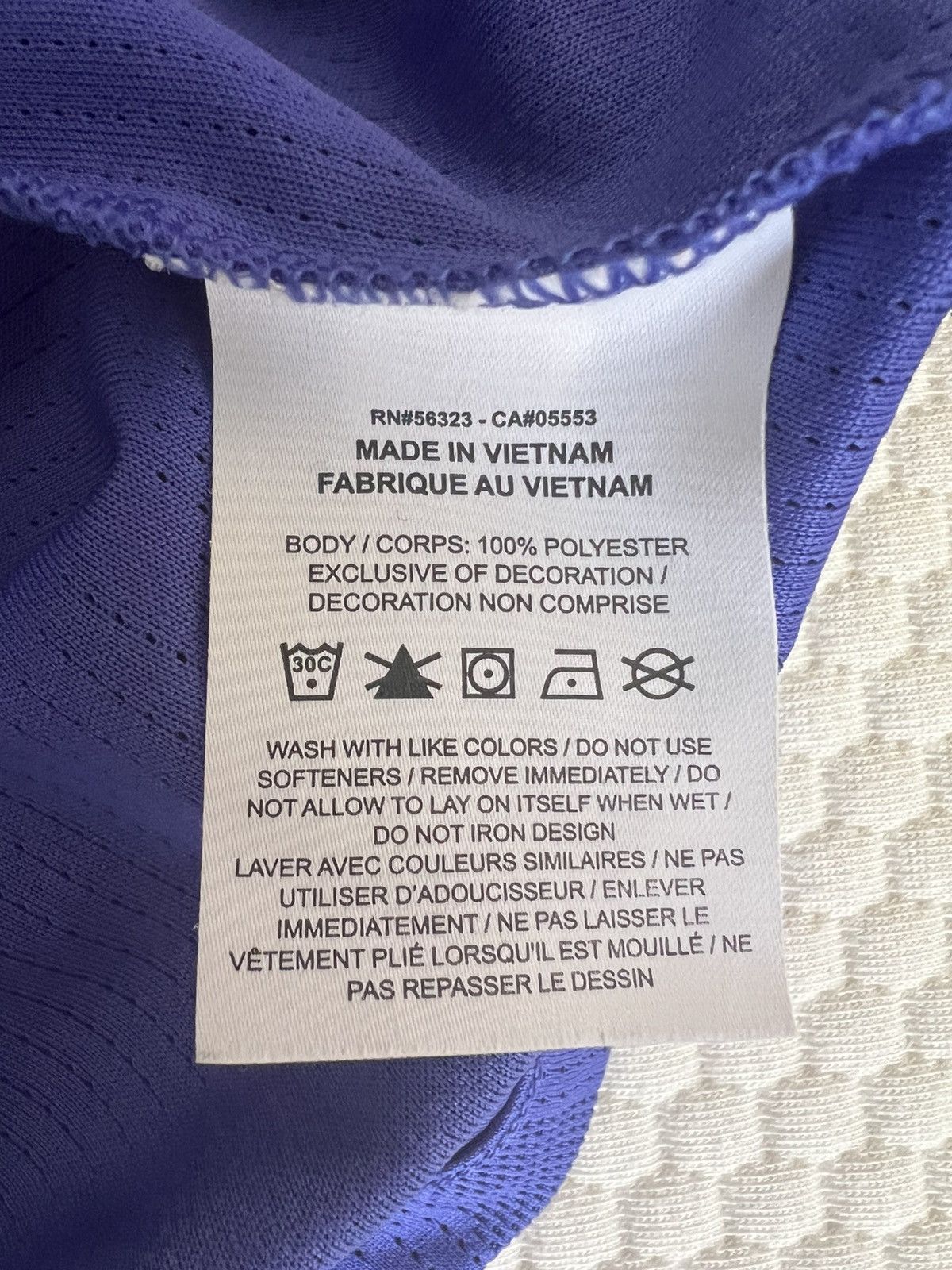 Malbon × Nike Malbon x Nike collab XL royal blue polo shirt Size US XL / EU 56 / 4 - 4 Thumbnail