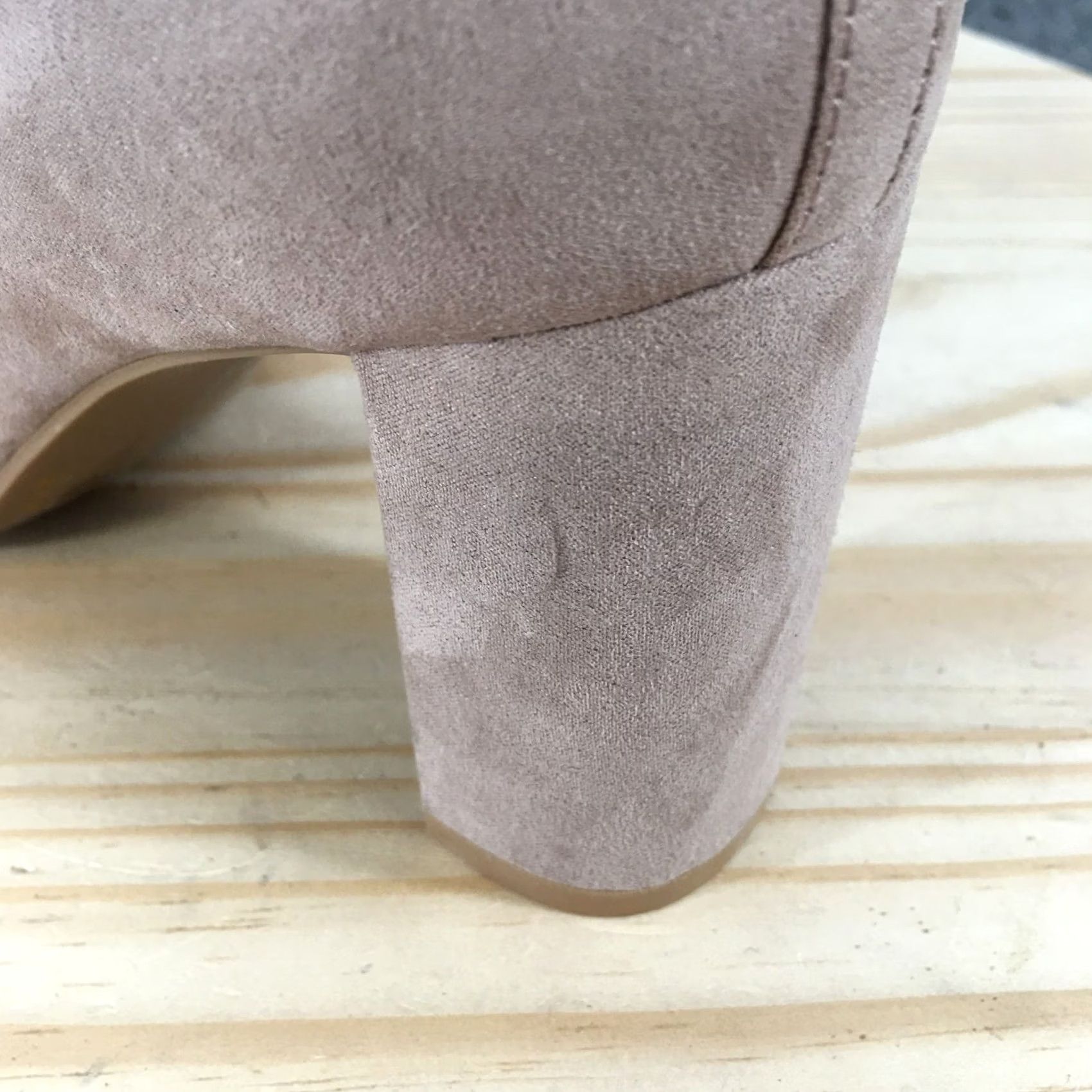 Chinese Laundry CL by Chinese Laundry Pink Faux Suede Wedge Pumps - Womens 7.5 Casual Comfort Pump Shoes Size US 7 / IT 37 - 4 Thumbnail