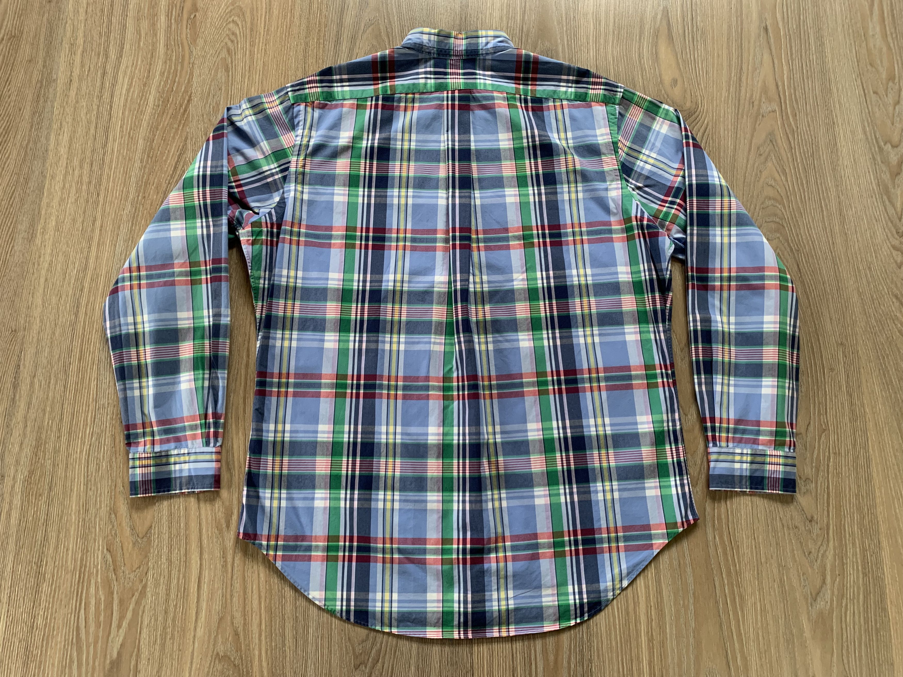 Ralph Lauren Vintage Ralph Lauren Classic Fit Plaid Long Sleeve Shirt Size US L / EU 52-54 / 3 - 3 Thumbnail