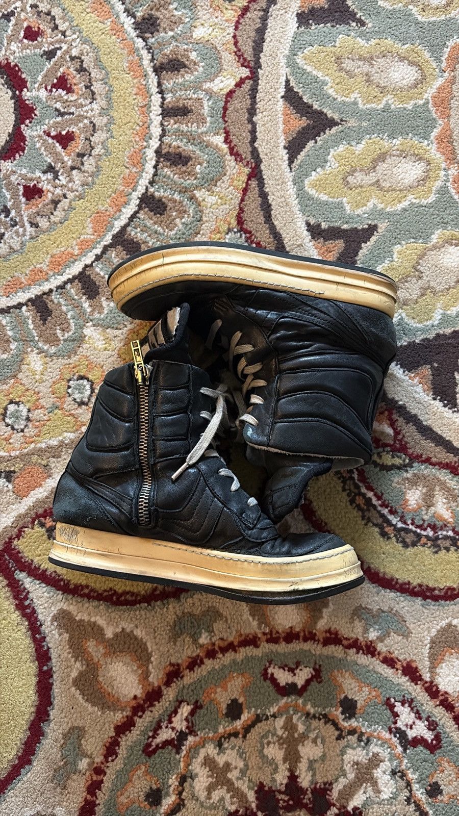 Rick Owens rick owens aw06 pigskin dunks Size US 9 / EU 42 - 2 Thumbnail