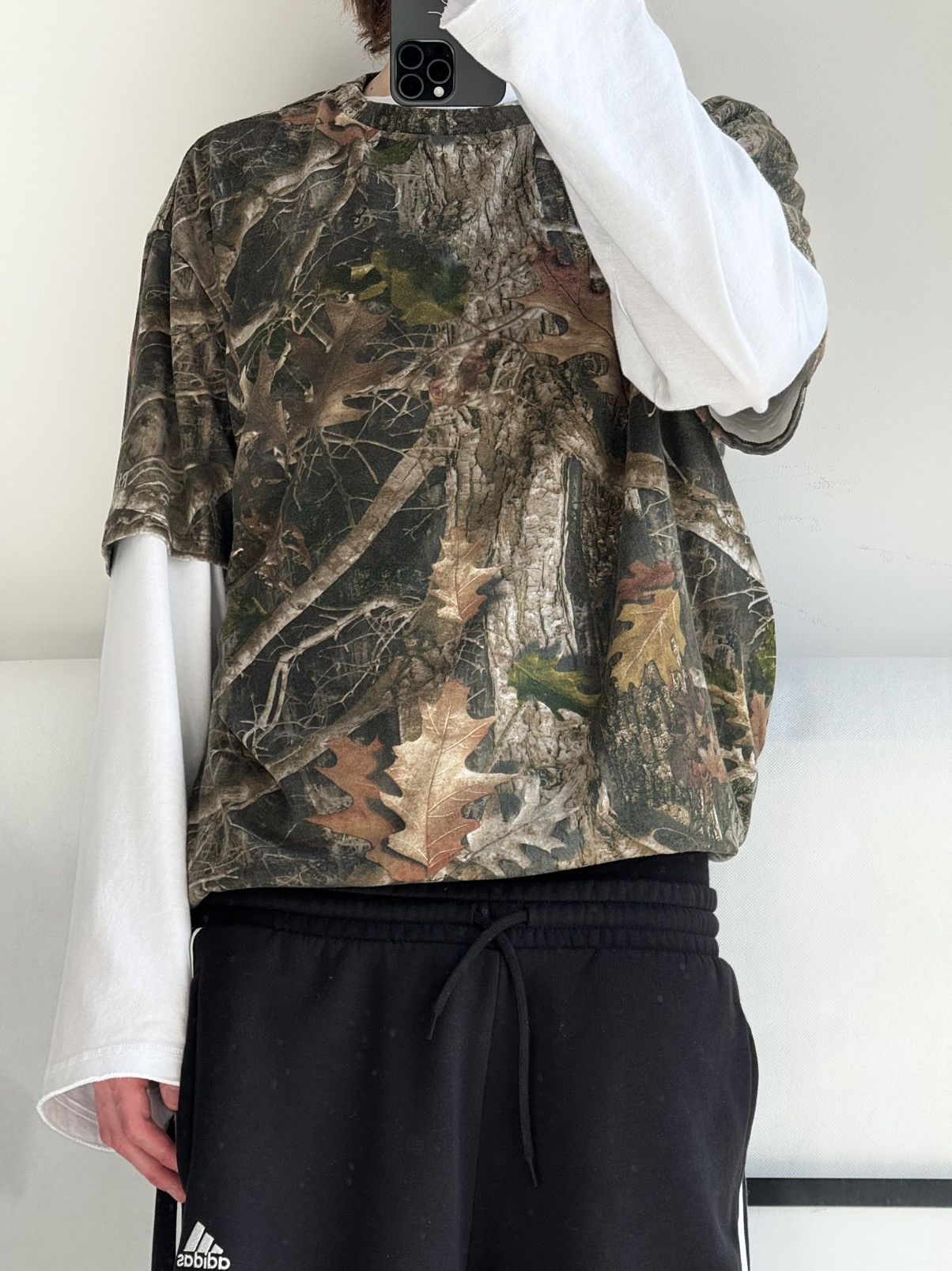 Realtree Vintage Oversize Real Tree Camo Tee Shirt Size US XL / EU 56 / 4 - 5 Thumbnail