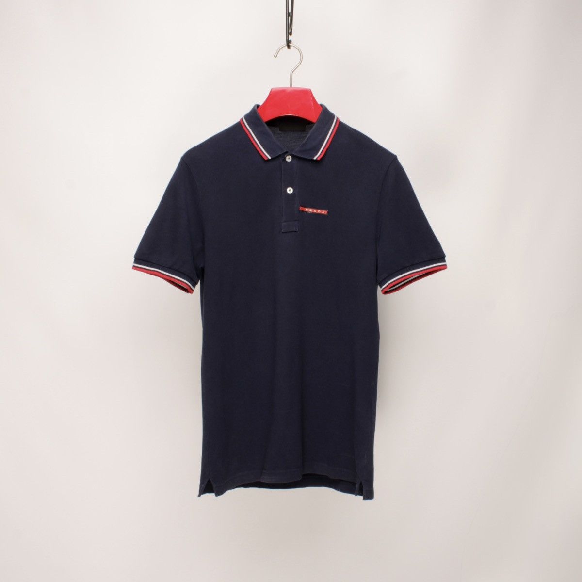 Prada Authentic PRADA Polo Shirts Dark Blue Size: L Size US L / EU 52-54 / 3 - 1 Thumbnail
