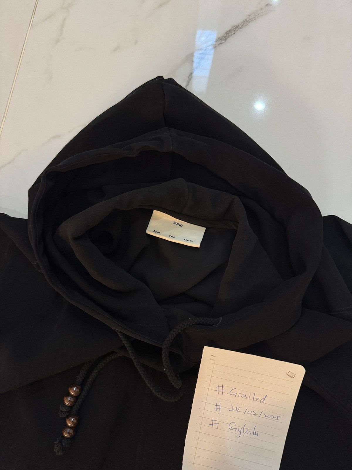 Song For The Mute Song for the mute silk black hoodie 20.1 Size US M / EU 48-50 / 2 - 5 Thumbnail