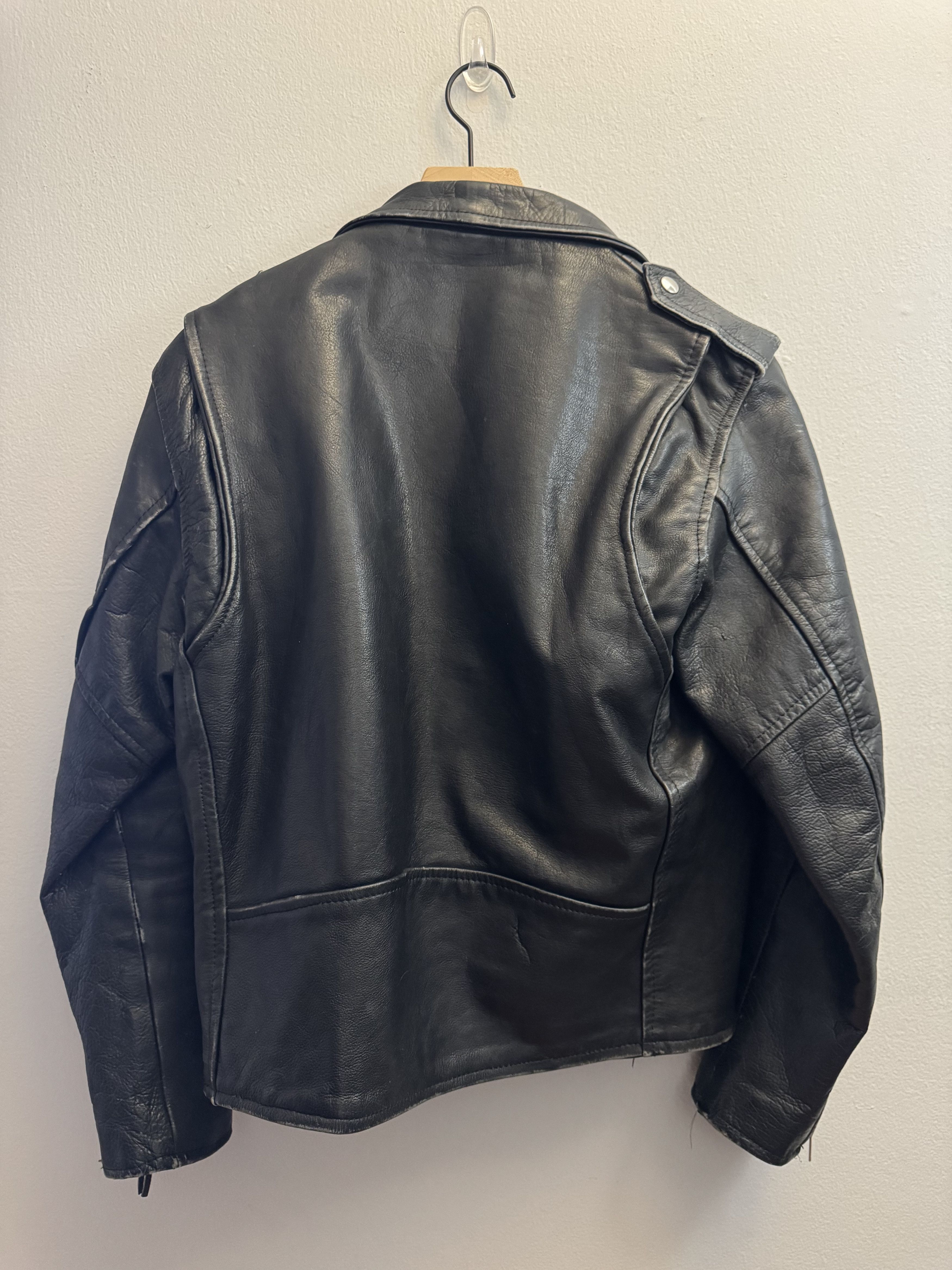 Vintage Vintage Leather Biker Motorcycle Moto Jacket Size US M / EU 48-50 / 2 - 6 Thumbnail