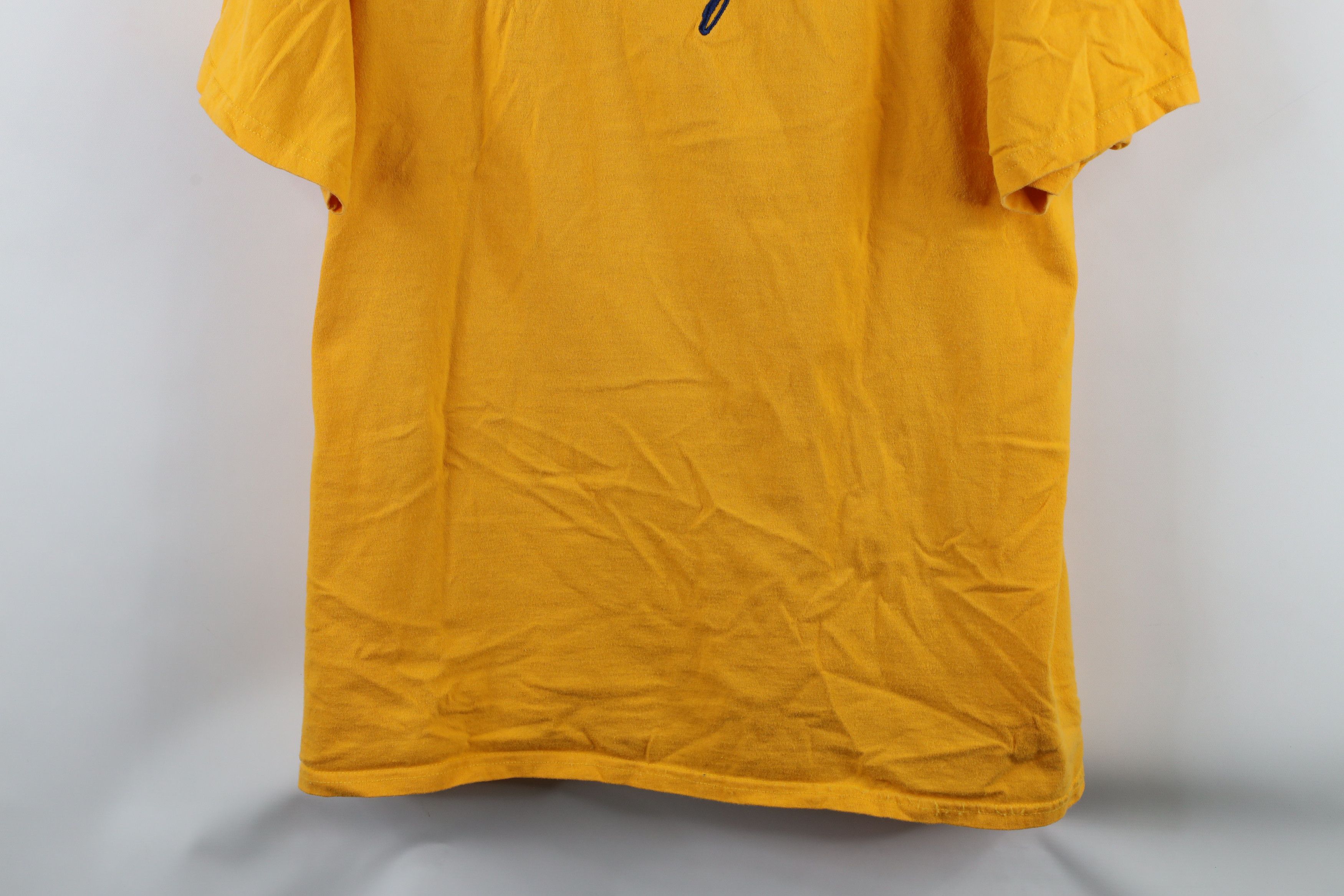 Vintage Vintage 90s Script West Virginia University T-Shirt Yellow Size US XXL / EU 58 / 5 - 3 Thumbnail