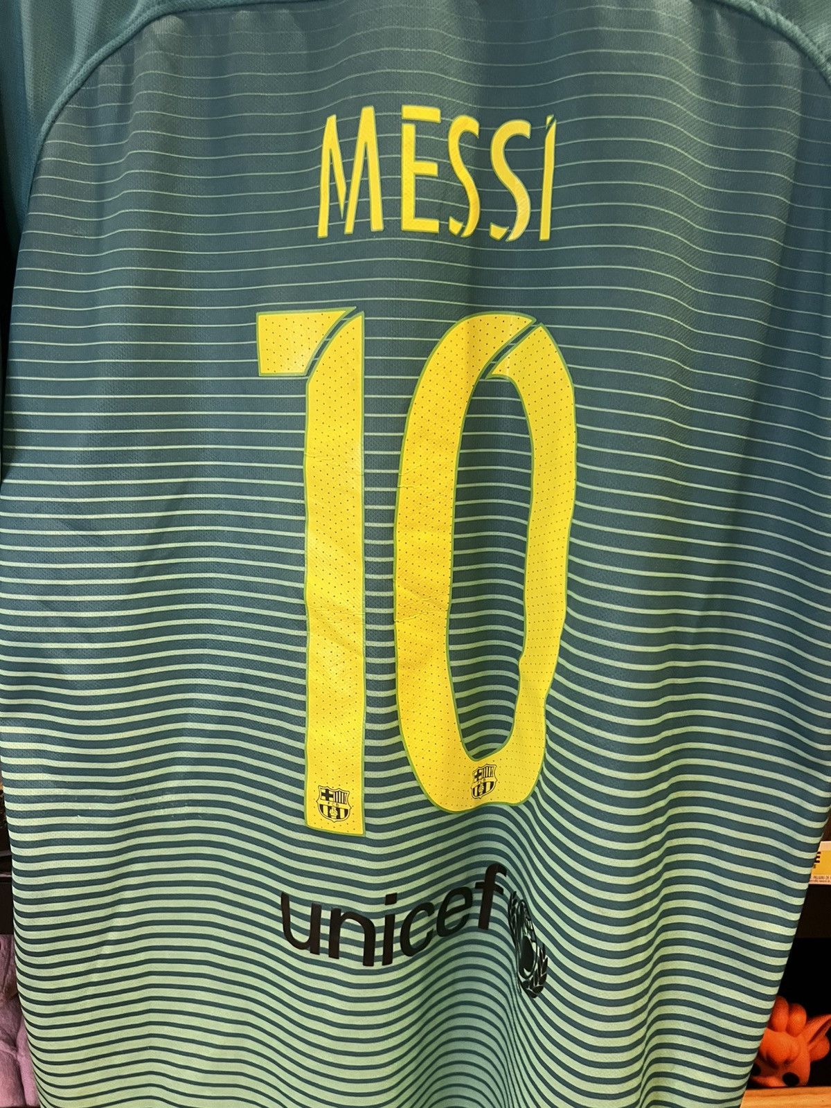 Nike Nike FC Barcelona 2016-2017 3rd Soccer Jersey Size US L / EU 52-54 / 3 - 6 Thumbnail
