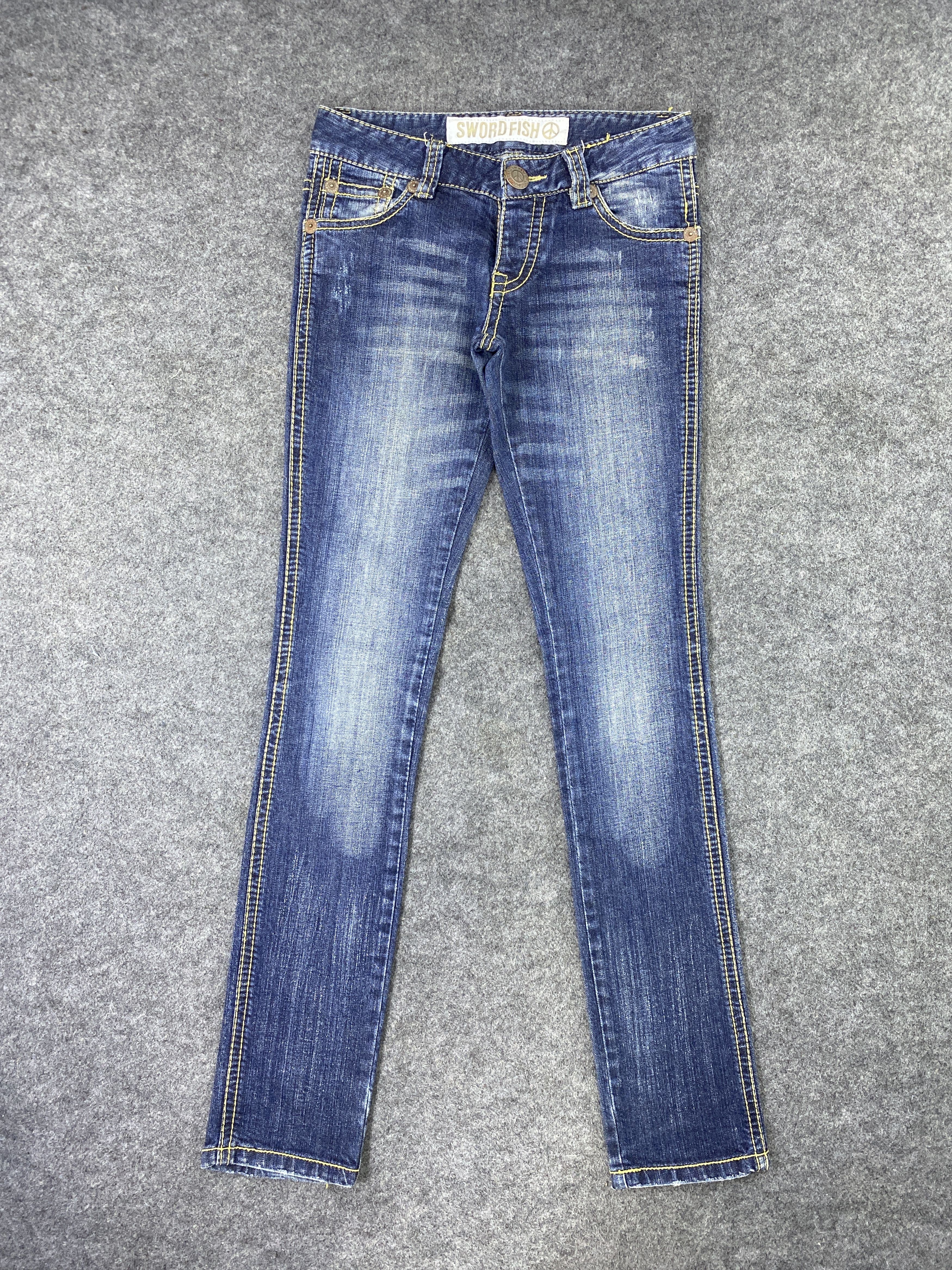 Jean Sword Fish Blue Wash Jeans - J1042 Size 29" - 1 Thumbnail