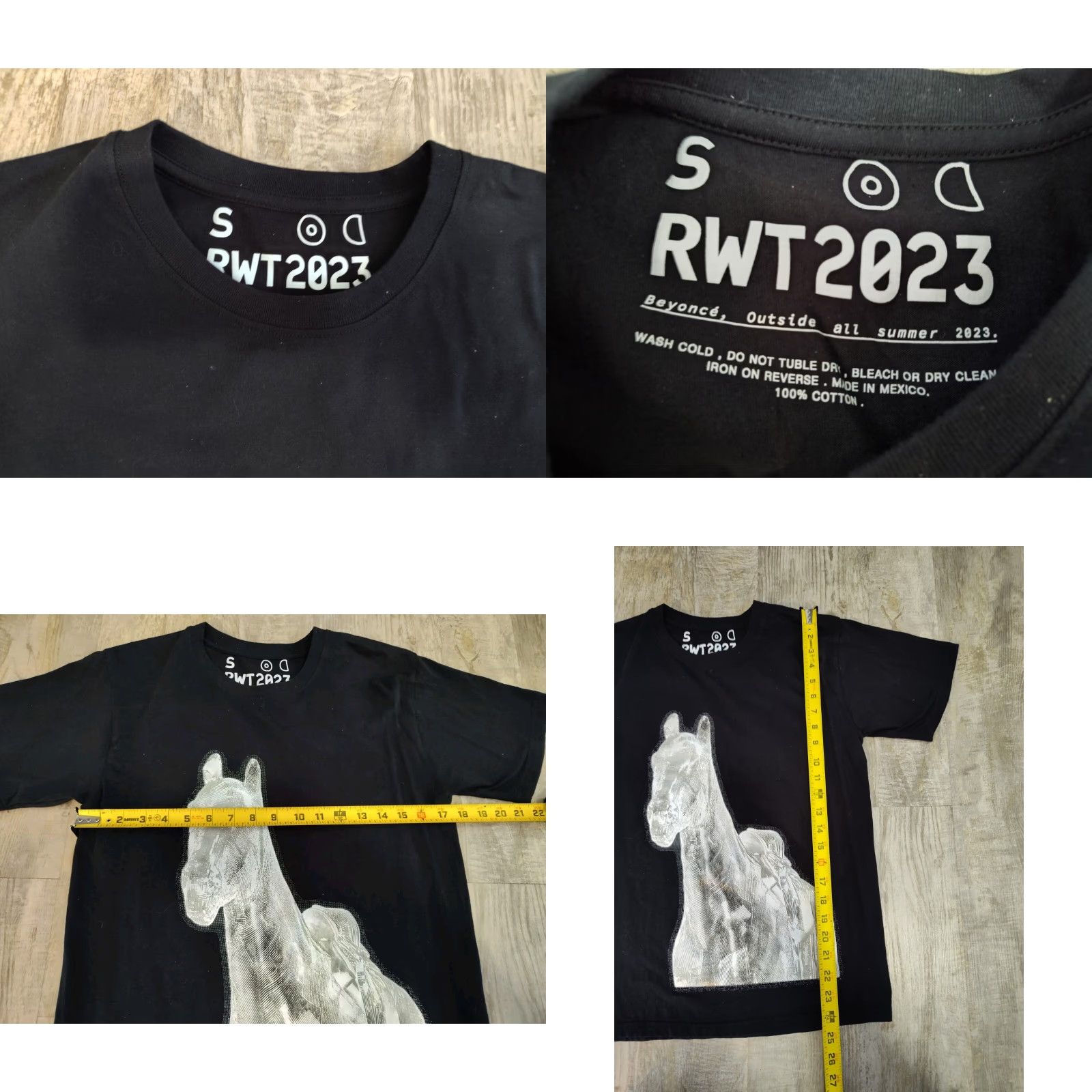 Vintage VINTAGE Beyoncé Renaissance Tour T-Shirt Unisex Adults Short Sleeve Black Size S Horse Harry Styles Concert Size US S / EU 44-46 / 1 - 8 Thumbnail