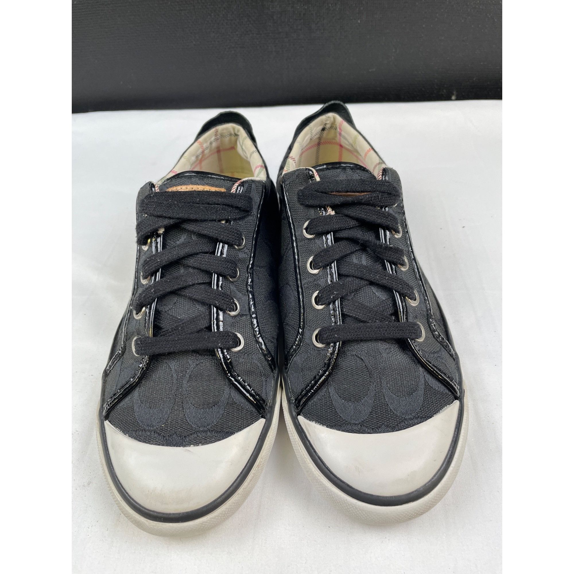 Coach Coach Barrett Women's Black Canvas Shoes/Sneakers Size 8B SK Size US 8 / IT 38 - 1 Thumbnail