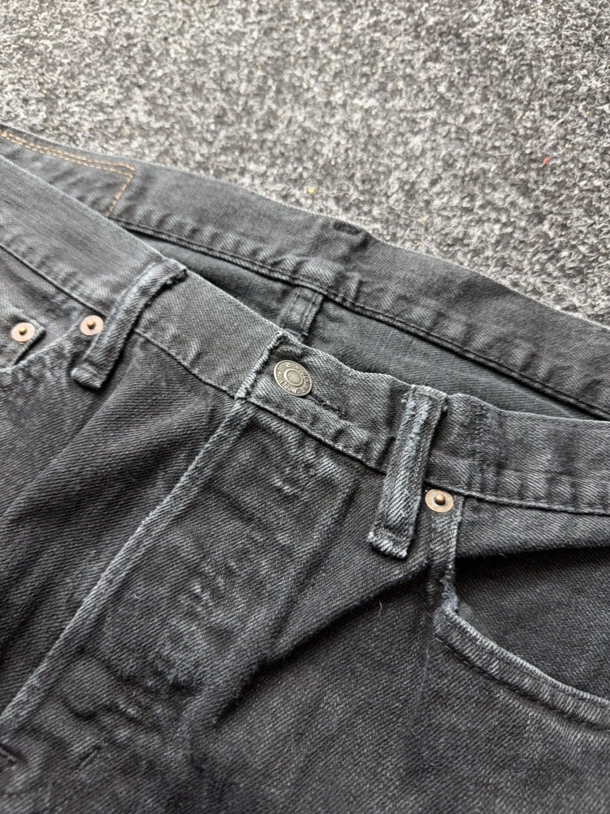 Denim & Supply Ralph Lauren 00s 🇺🇸 Ralph Lauren Denim Supply Black Slim Jeans Distressed Size US 34 / EU 50 - 13 Thumbnail
