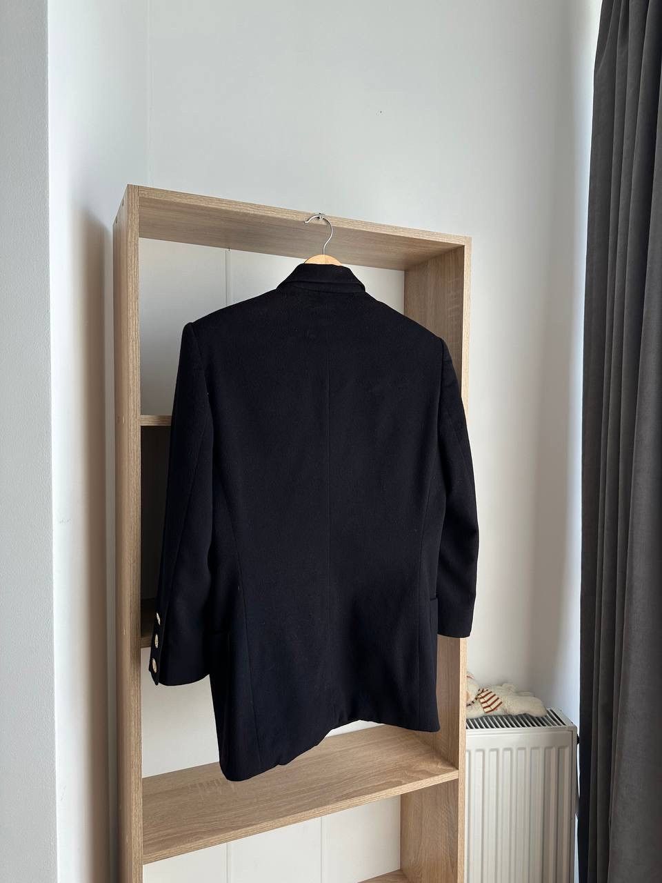 Escada × Vintage Vintage Escada Margaretha Ley Black Big Logo Wool Blazer Size M / US 6-8 / IT 42-44 - 18 Thumbnail