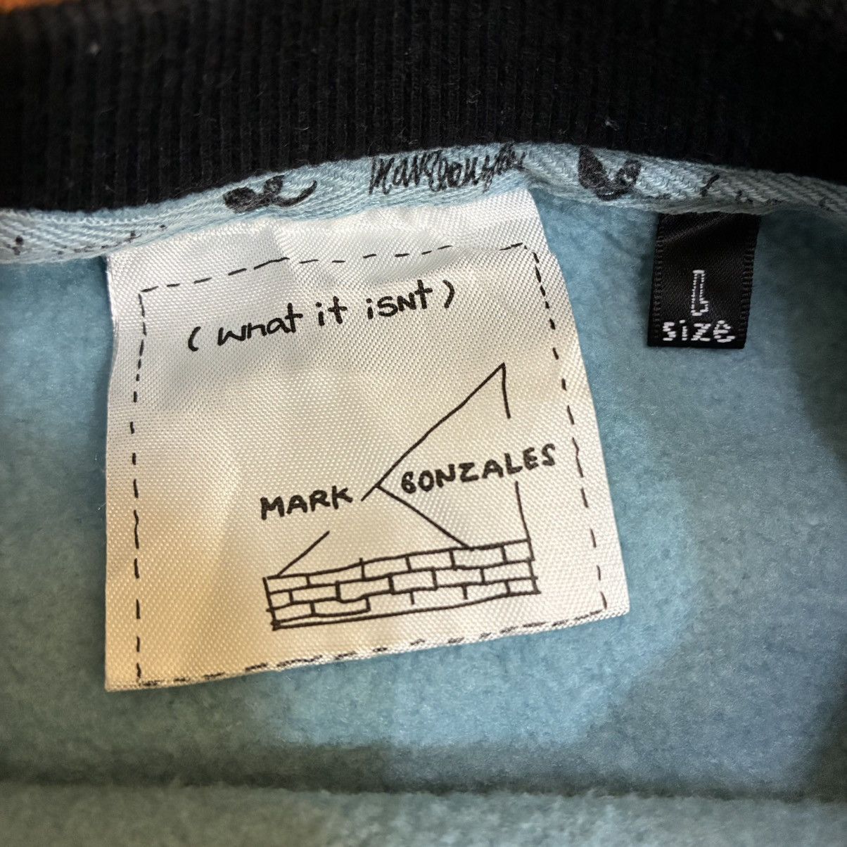 Japanese Brand Skate Mark Gonzales Art Doodle Design Sweatshirt Size US L / EU 52-54 / 3 - 7 Thumbnail