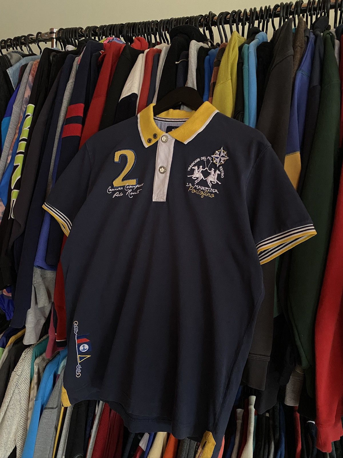 La Martina VINTAGE LA MARTINA PORTOFINO POLO SHIRT Size US XL / EU 56 / 4 - 2 Thumbnail