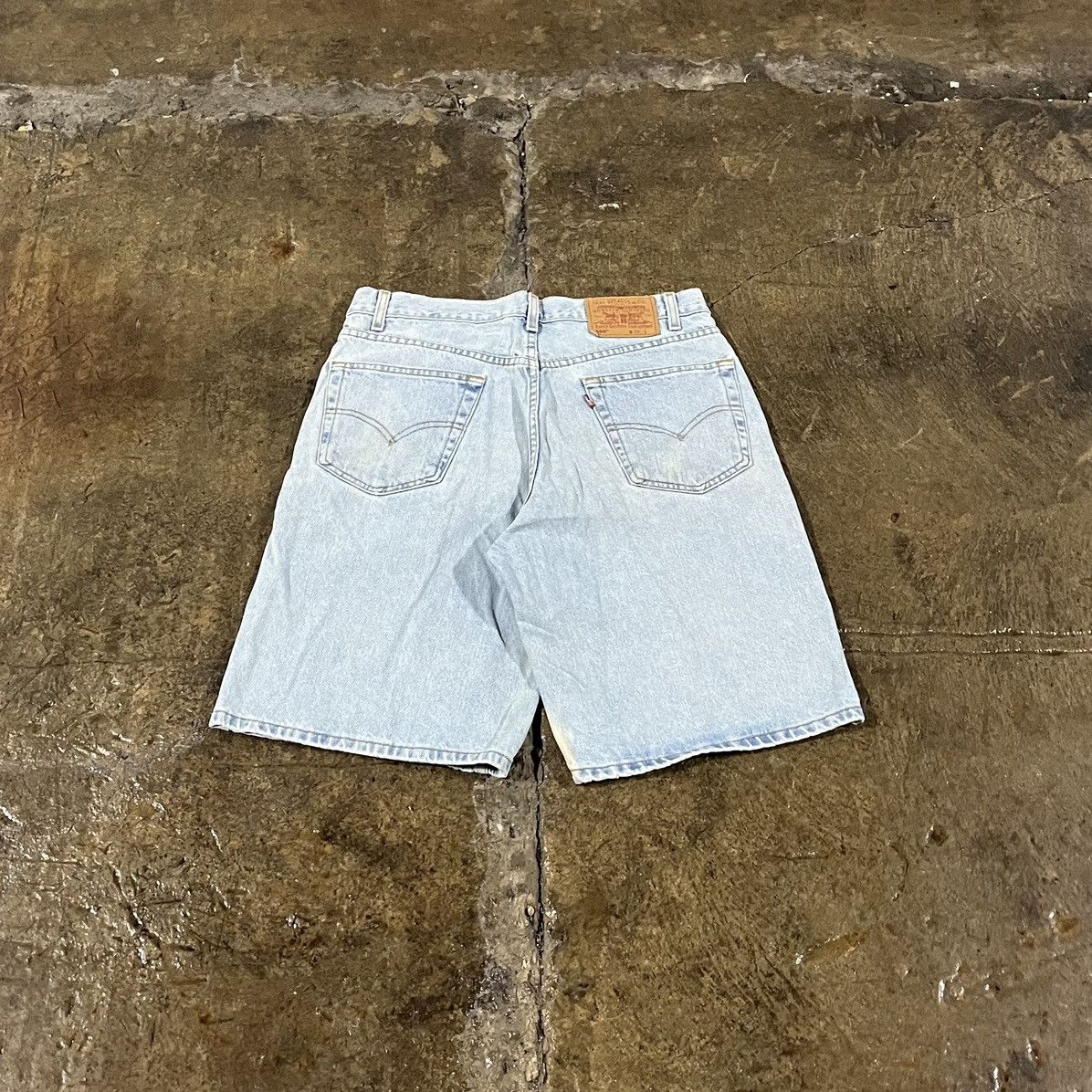Levi's × Vintage Crazy Vintage 90s Levi's 550 Jorts Relaxed Fit Skater Shorts Size US 34 / EU 50 - 1 Thumbnail