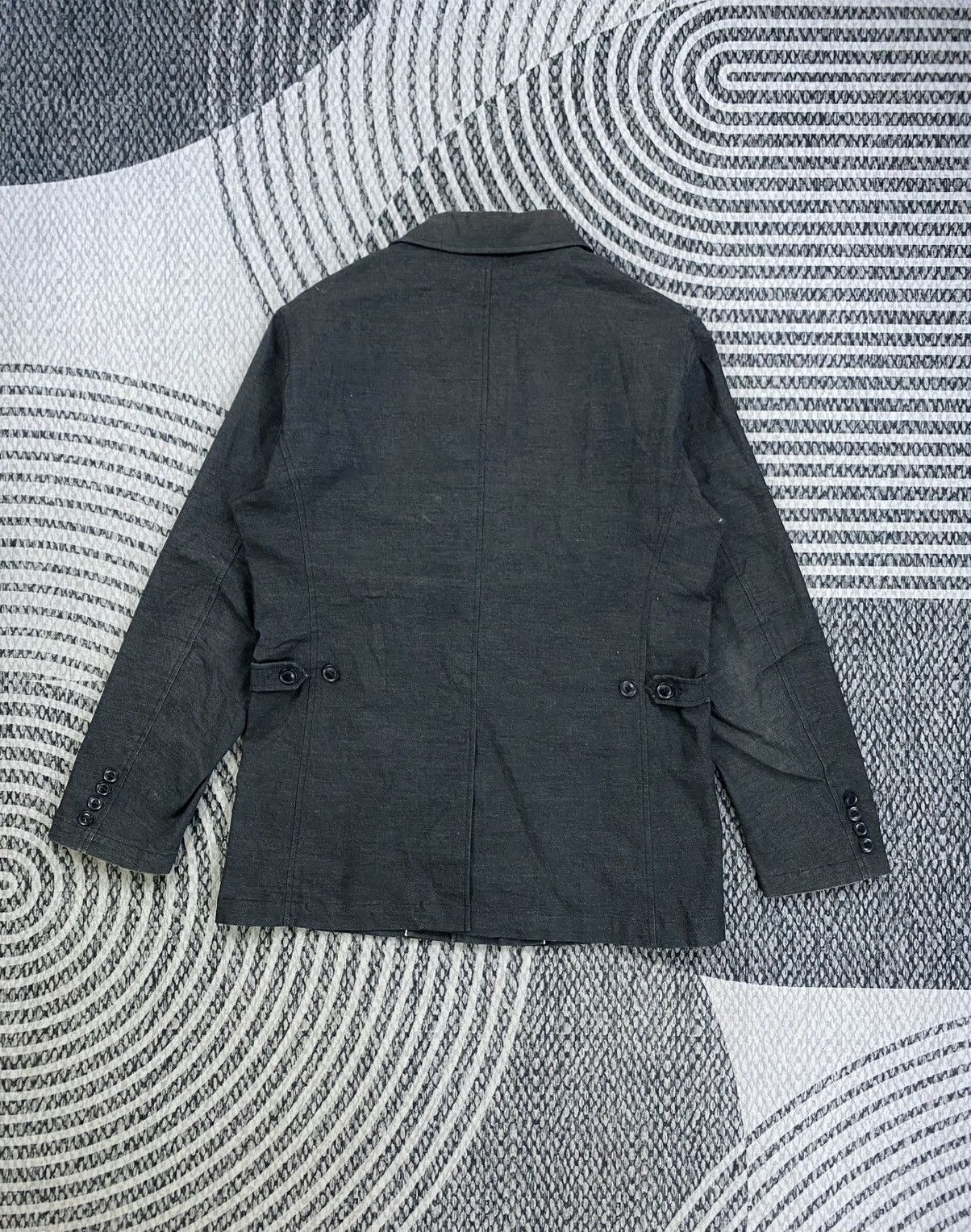 Japanese Brand Vintage Elle Homme Fullbutton Designed Blazer Coat Jacket Size US M / EU 48-50 / 2 - 2 Thumbnail
